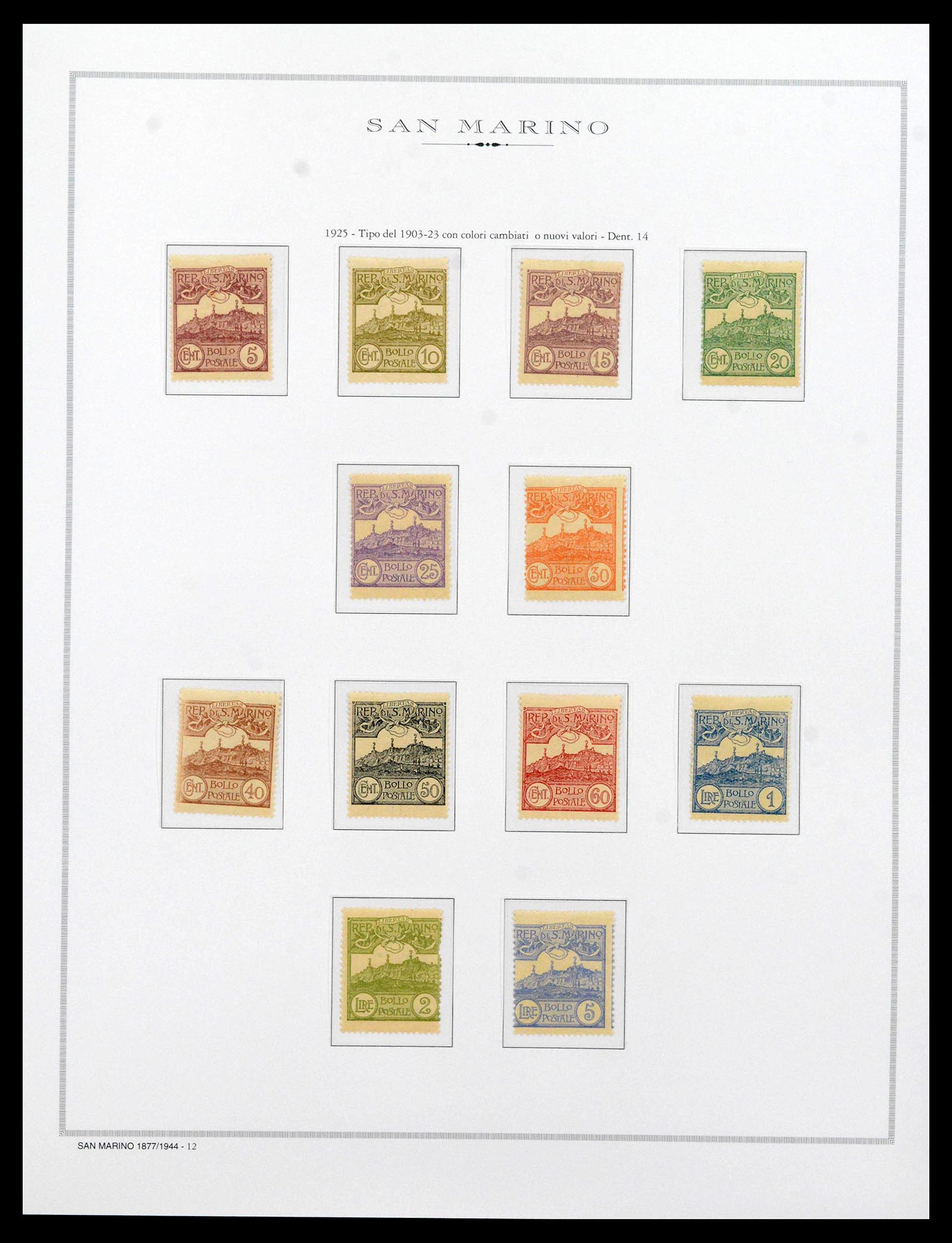 38955 0011 - Stamp collection 38955 San Marino 1892-2017.
