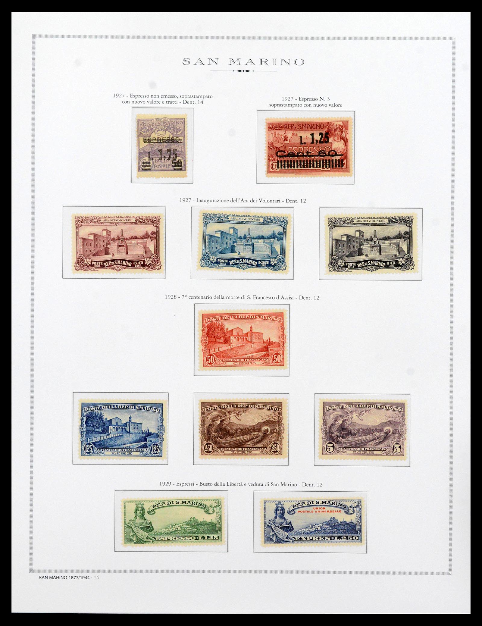 38955 0013 - Stamp collection 38955 San Marino 1892-2017.