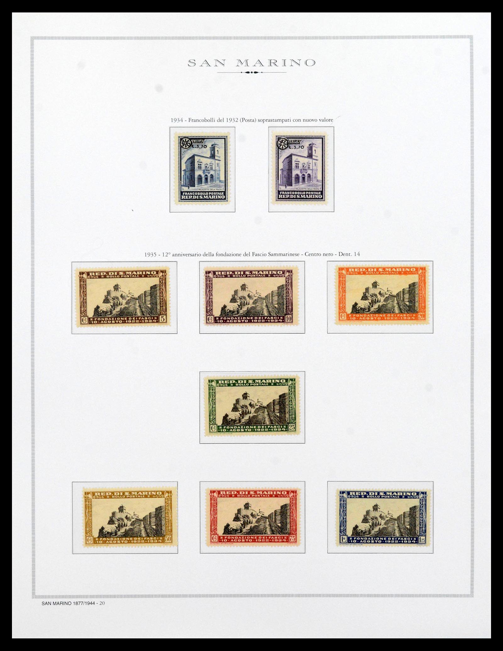 38955 0016 - Postzegelverzameling 38955 San Marino 1892-2017.