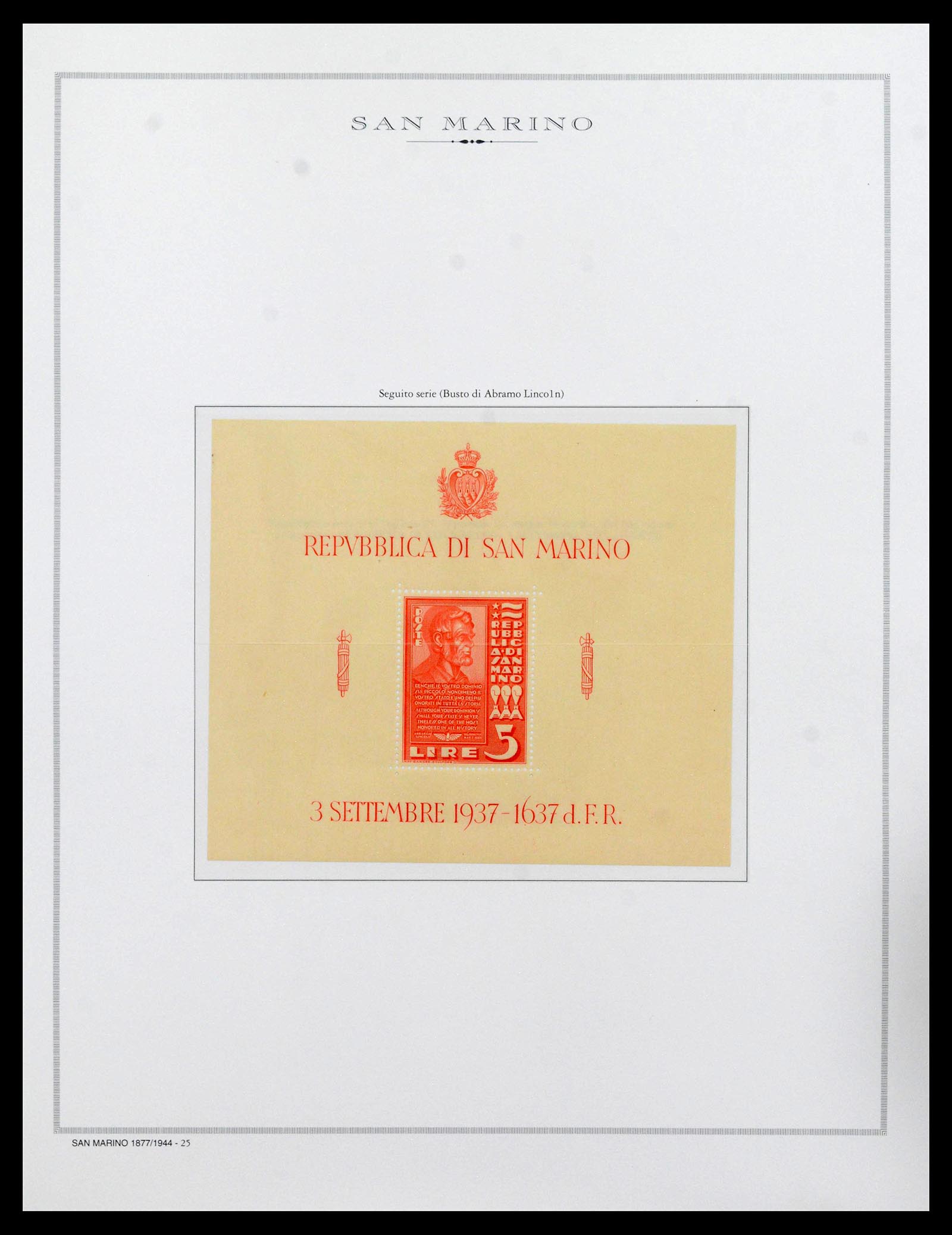 38955 0020 - Stamp collection 38955 San Marino 1892-2017.