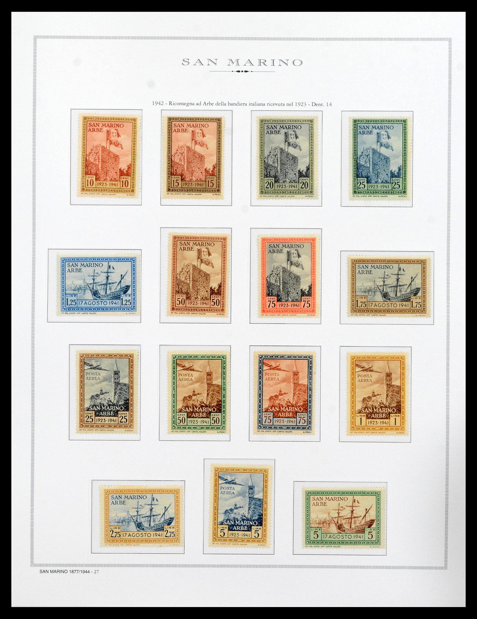 38955 0022 - Stamp collection 38955 San Marino 1892-2017.