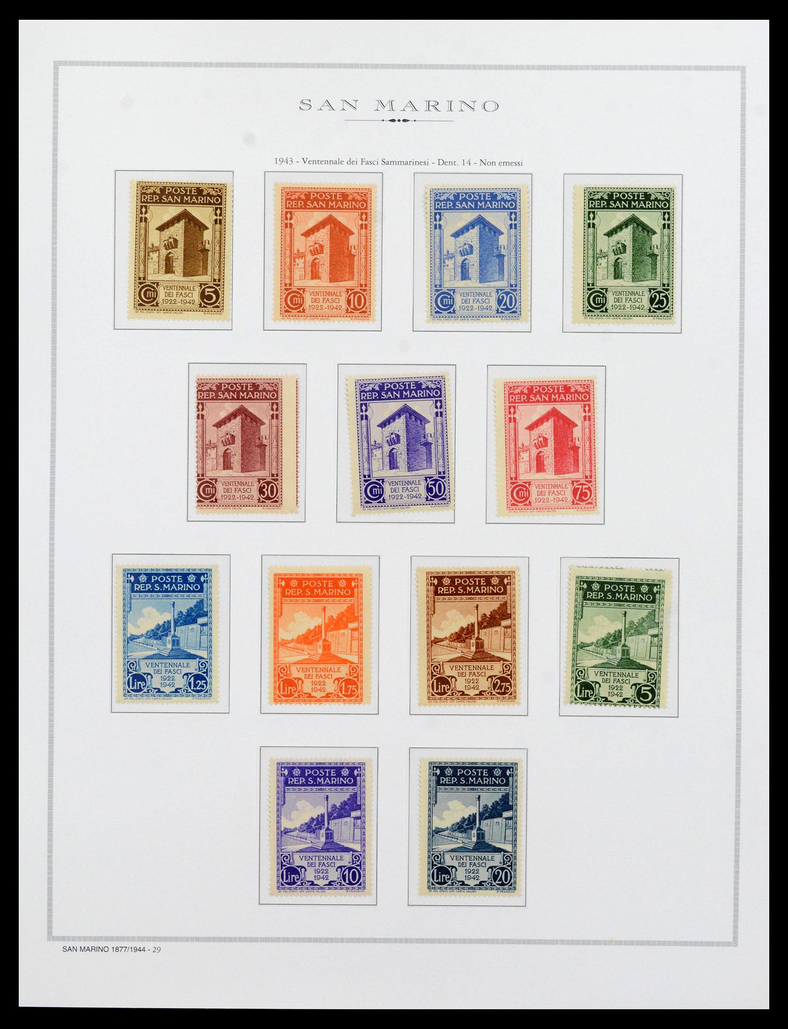 38955 0024 - Postzegelverzameling 38955 San Marino 1892-2017.