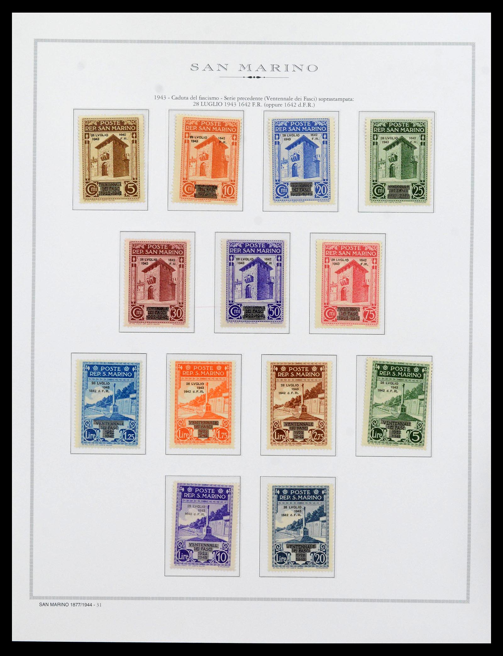 38955 0026 - Postzegelverzameling 38955 San Marino 1892-2017.