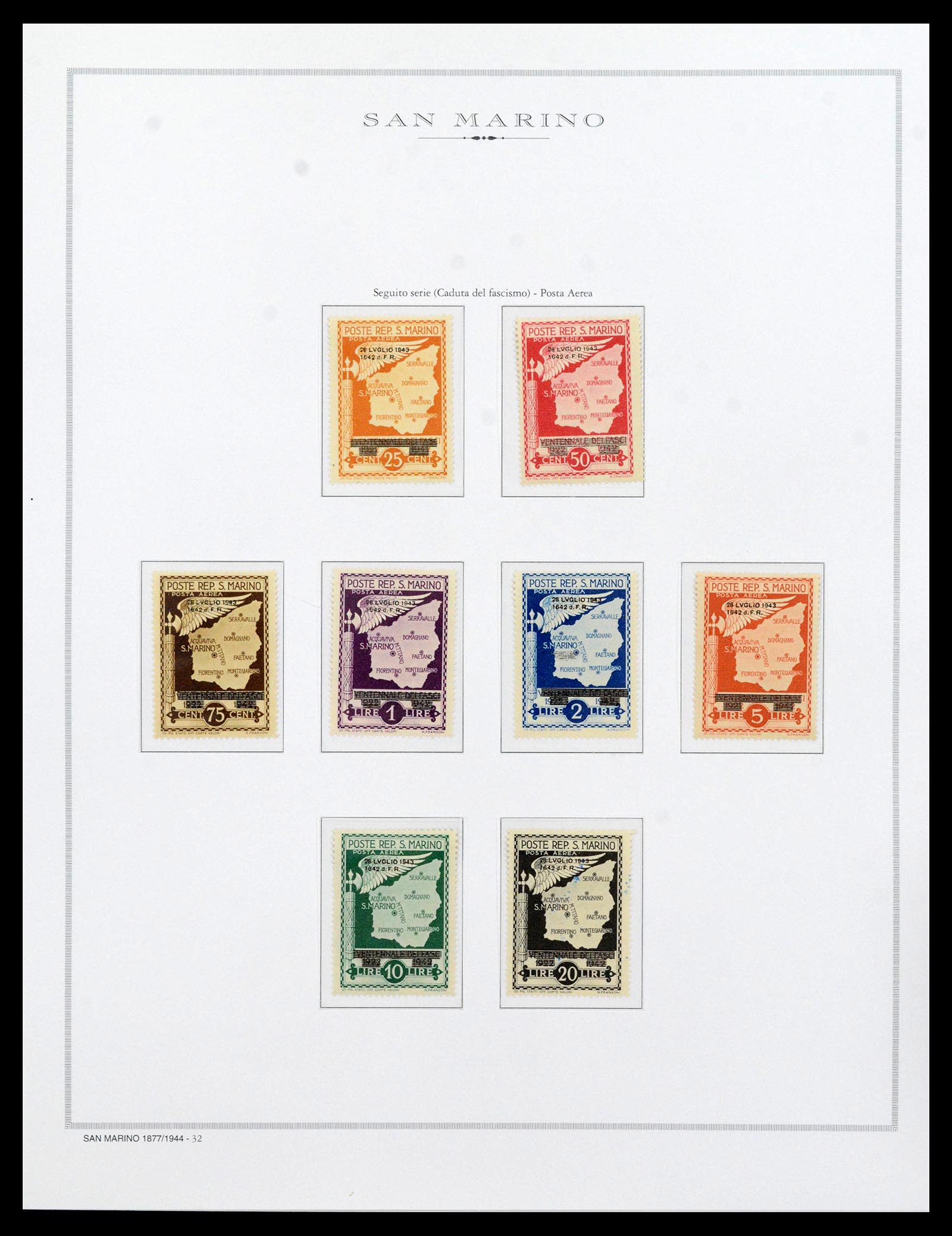 38955 0027 - Postzegelverzameling 38955 San Marino 1892-2017.