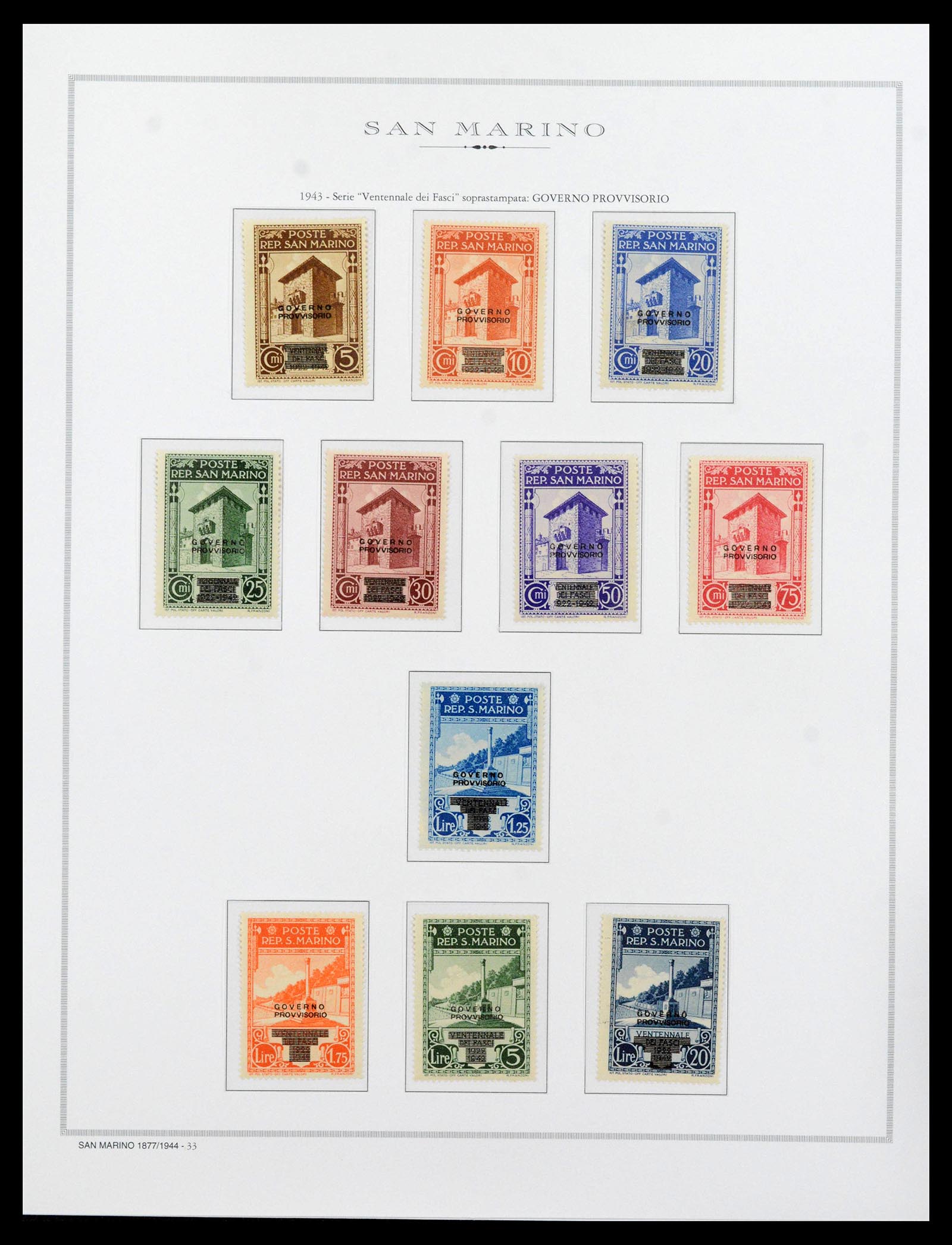 38955 0028 - Postzegelverzameling 38955 San Marino 1892-2017.
