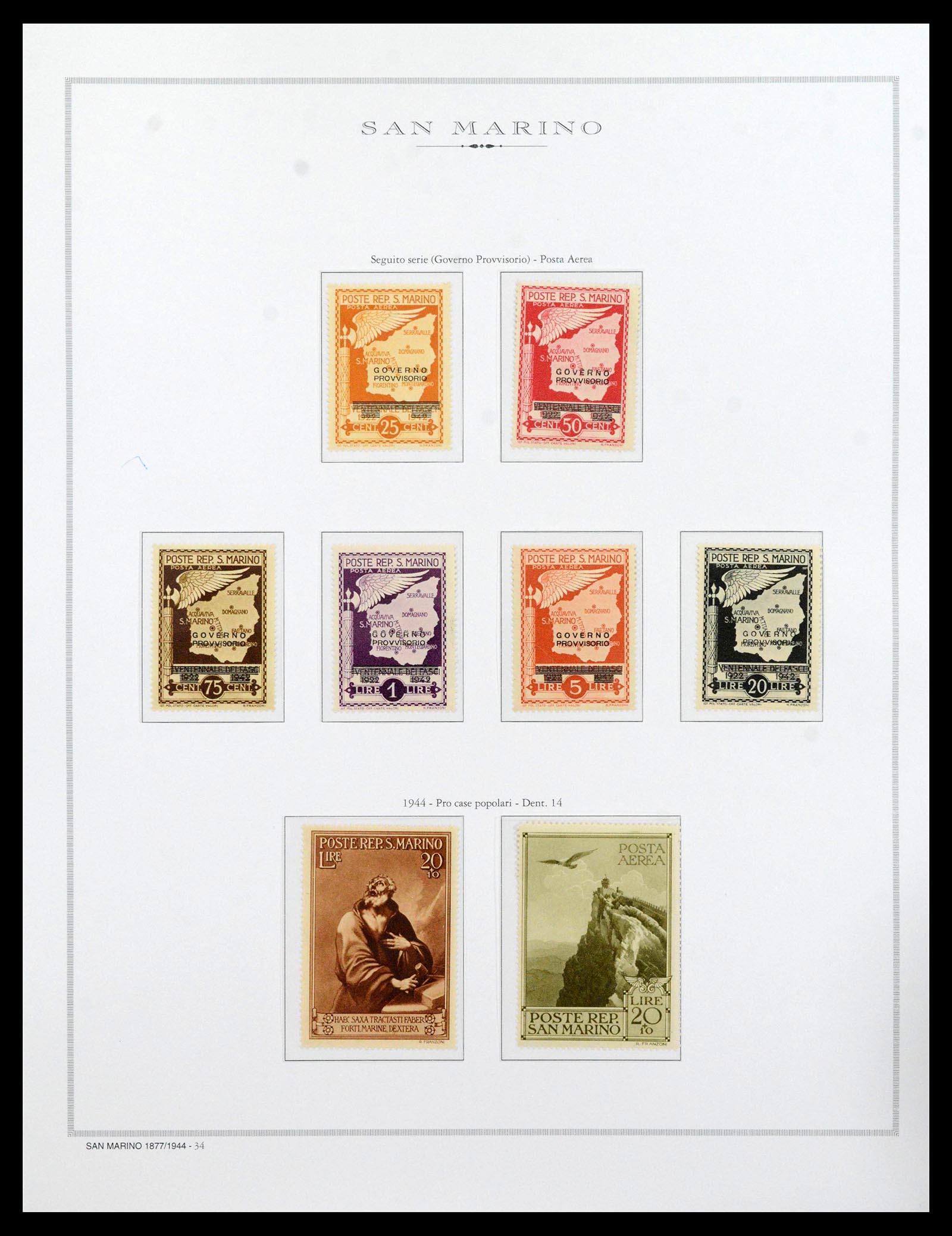38955 0029 - Postzegelverzameling 38955 San Marino 1892-2017.