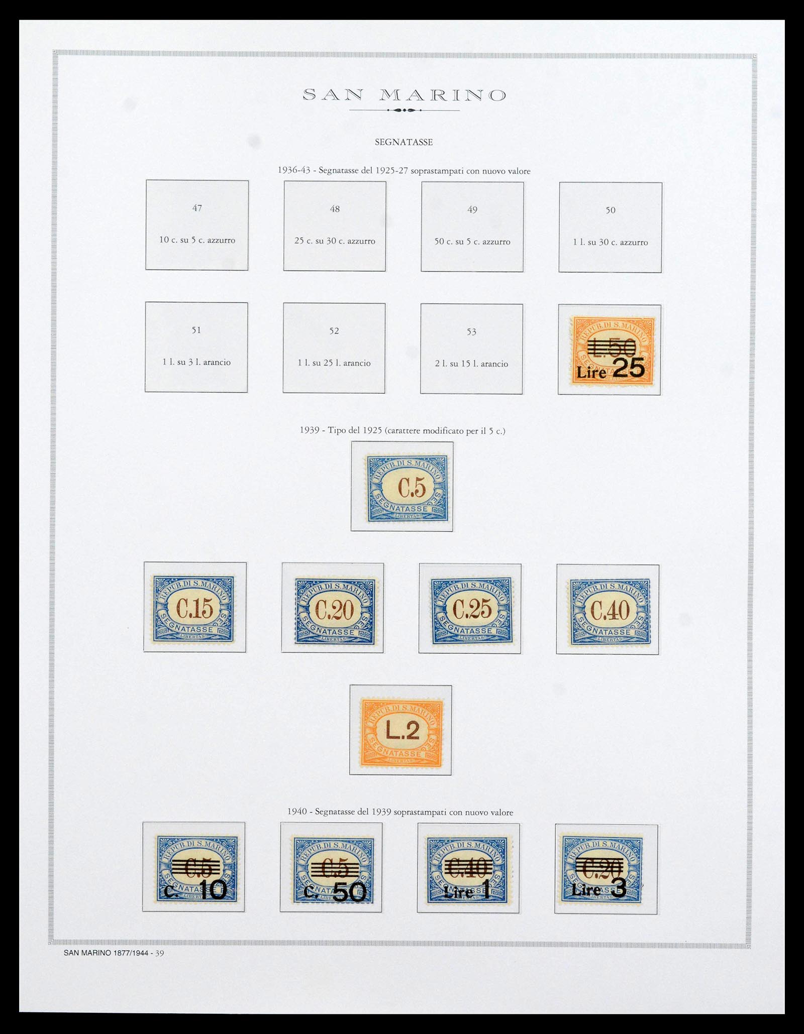 38955 0031 - Stamp collection 38955 San Marino 1892-2017.