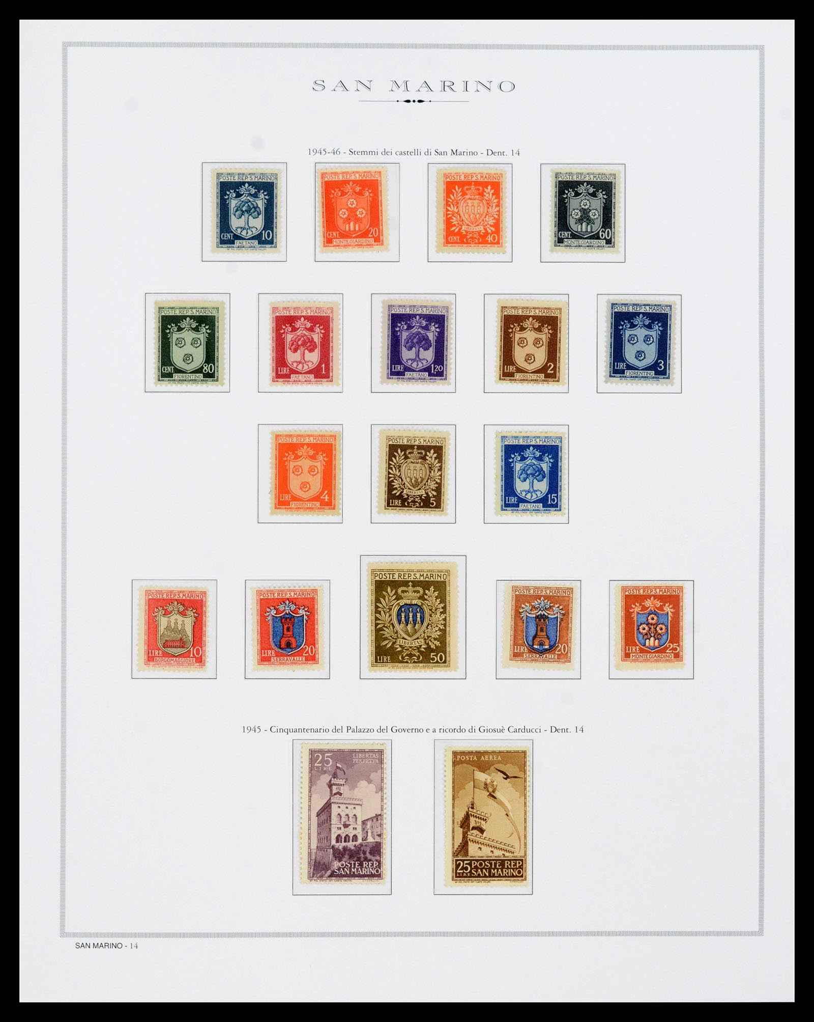 38955 0032 - Postzegelverzameling 38955 San Marino 1892-2017.