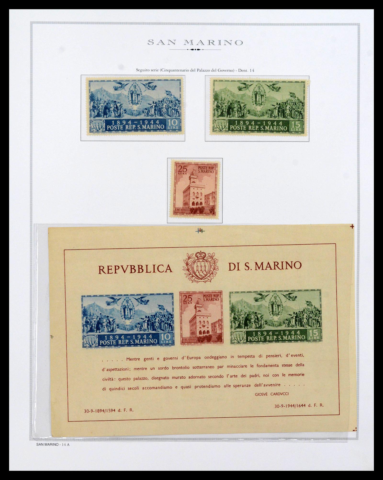38955 0033 - Postzegelverzameling 38955 San Marino 1892-2017.