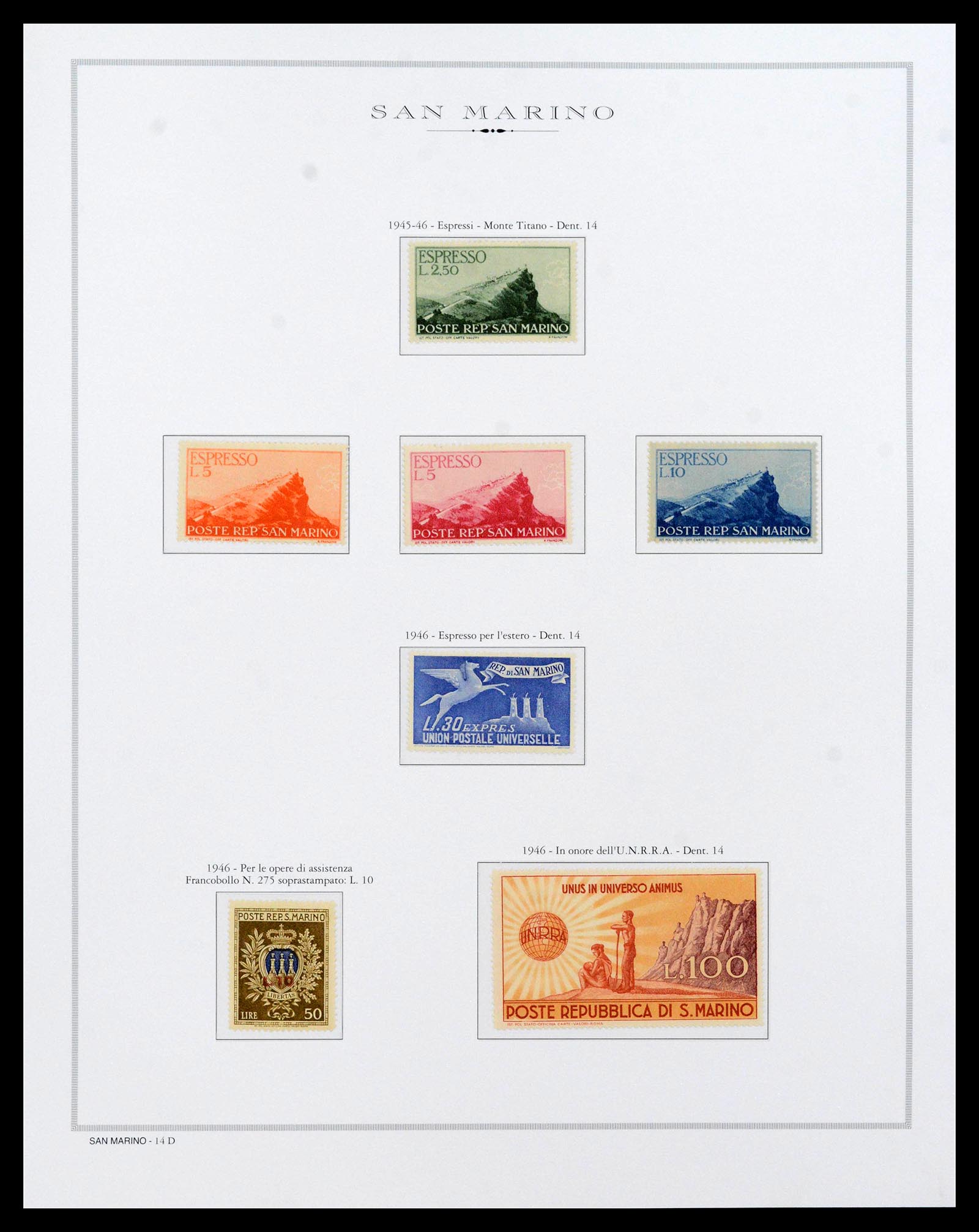 38955 0036 - Postzegelverzameling 38955 San Marino 1892-2017.