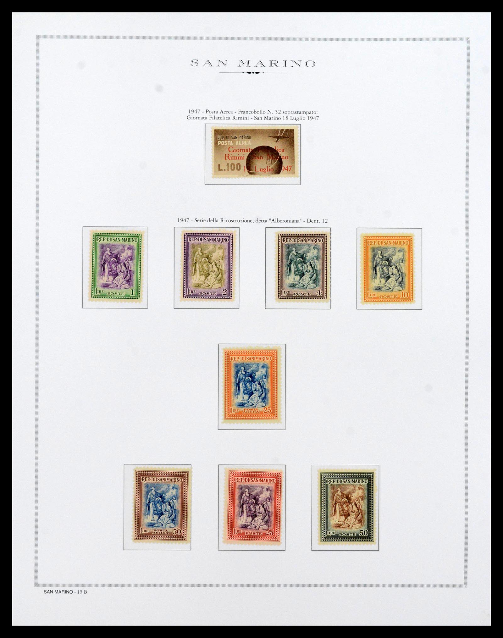 38955 0041 - Postzegelverzameling 38955 San Marino 1892-2017.