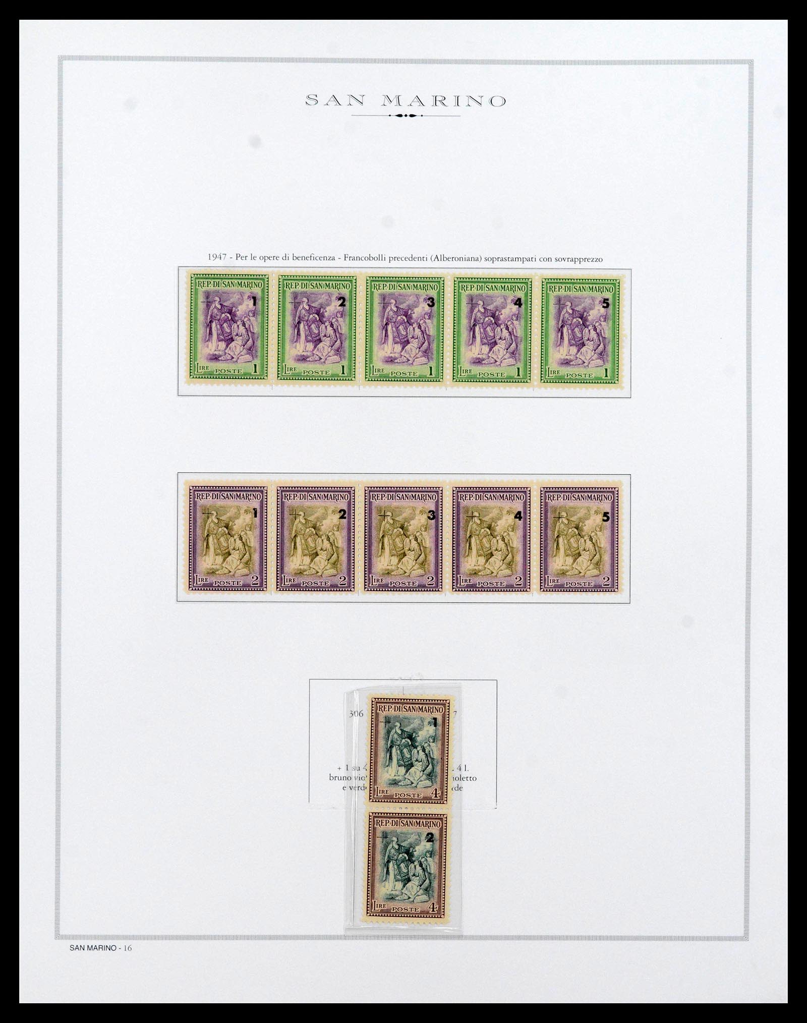 38955 0042 - Postzegelverzameling 38955 San Marino 1892-2017.