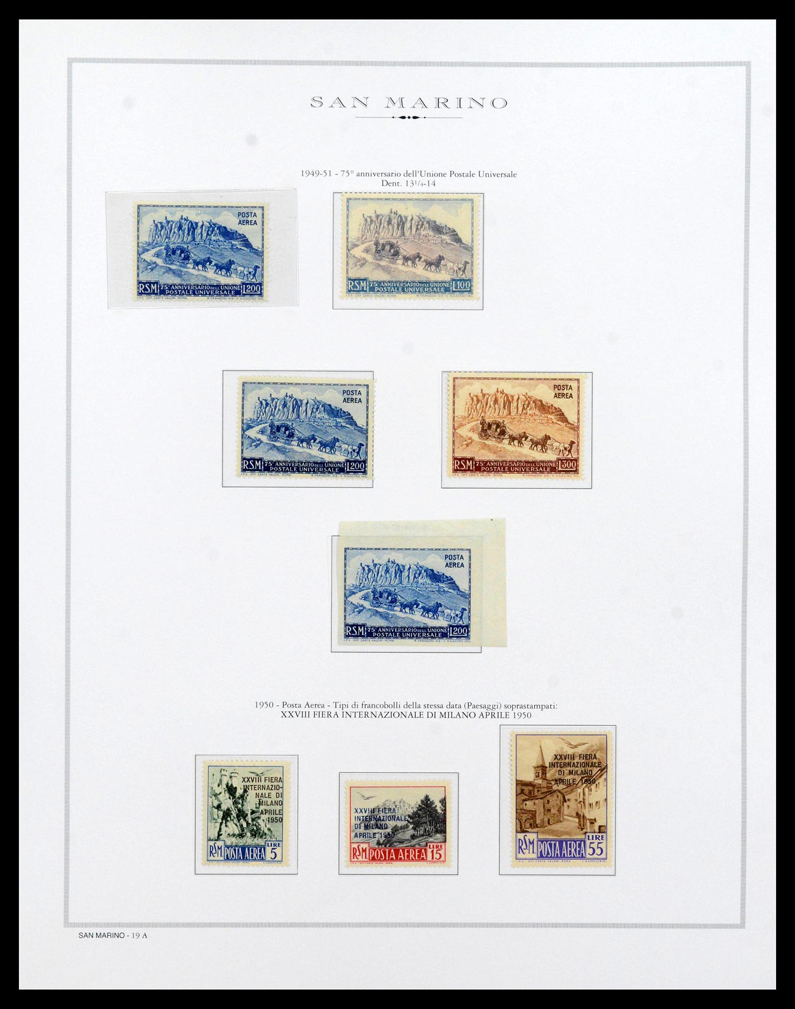 38955 0047 - Postzegelverzameling 38955 San Marino 1892-2017.