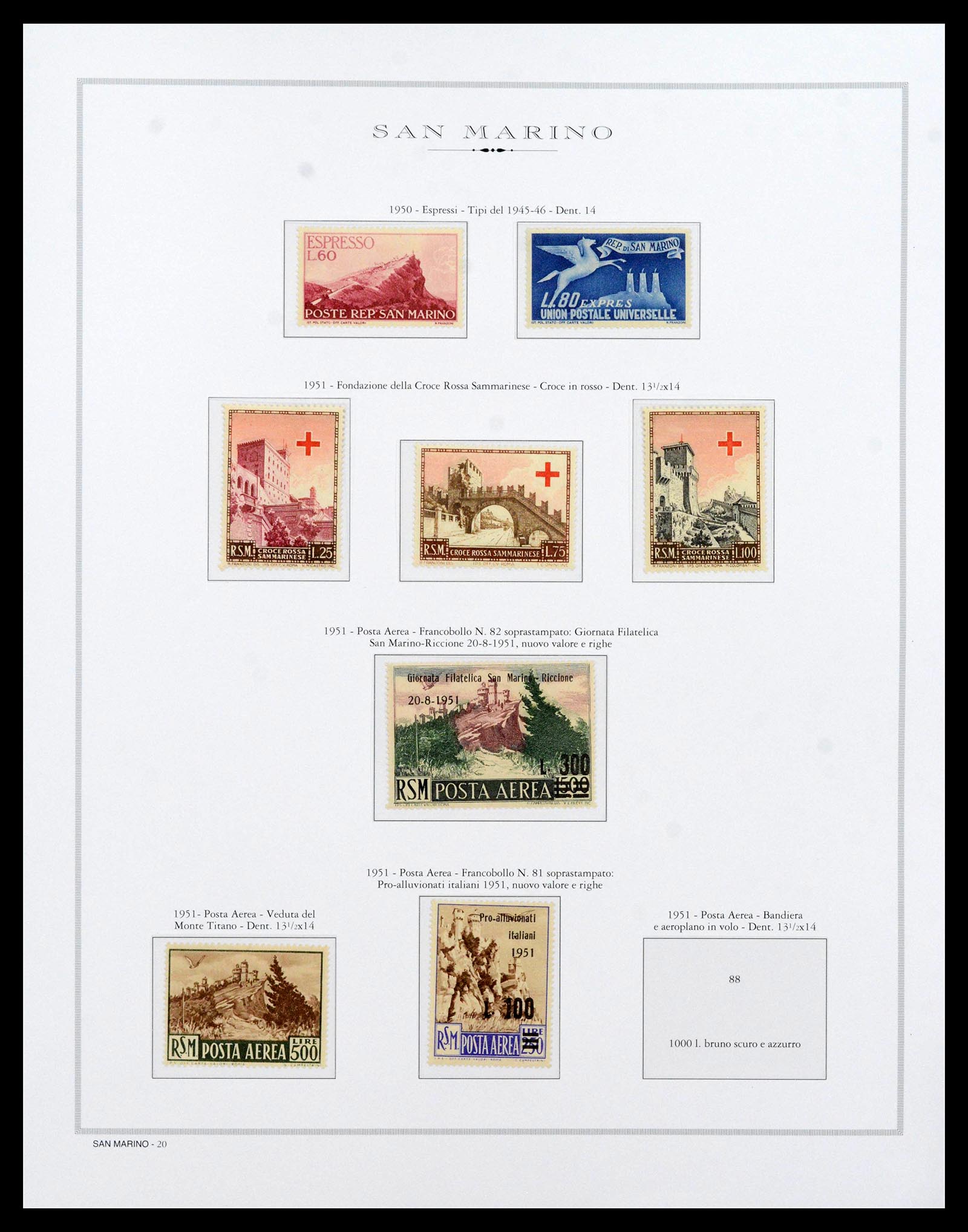 38955 0049 - Postzegelverzameling 38955 San Marino 1892-2017.