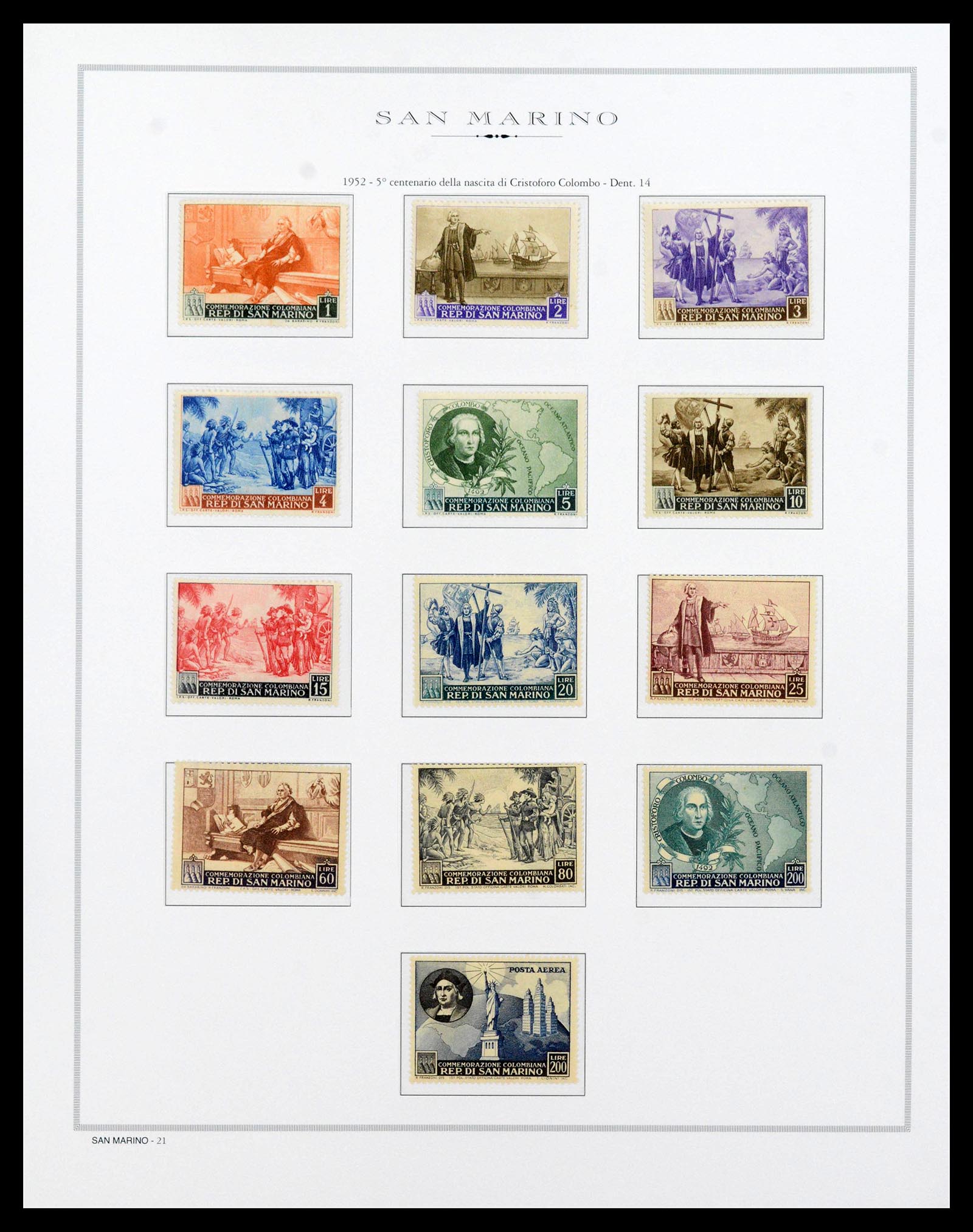 38955 0051 - Stamp collection 38955 San Marino 1892-2017.