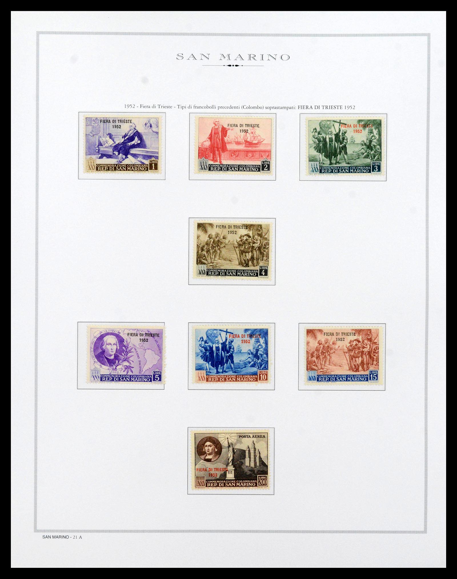 38955 0052 - Stamp collection 38955 San Marino 1892-2017.