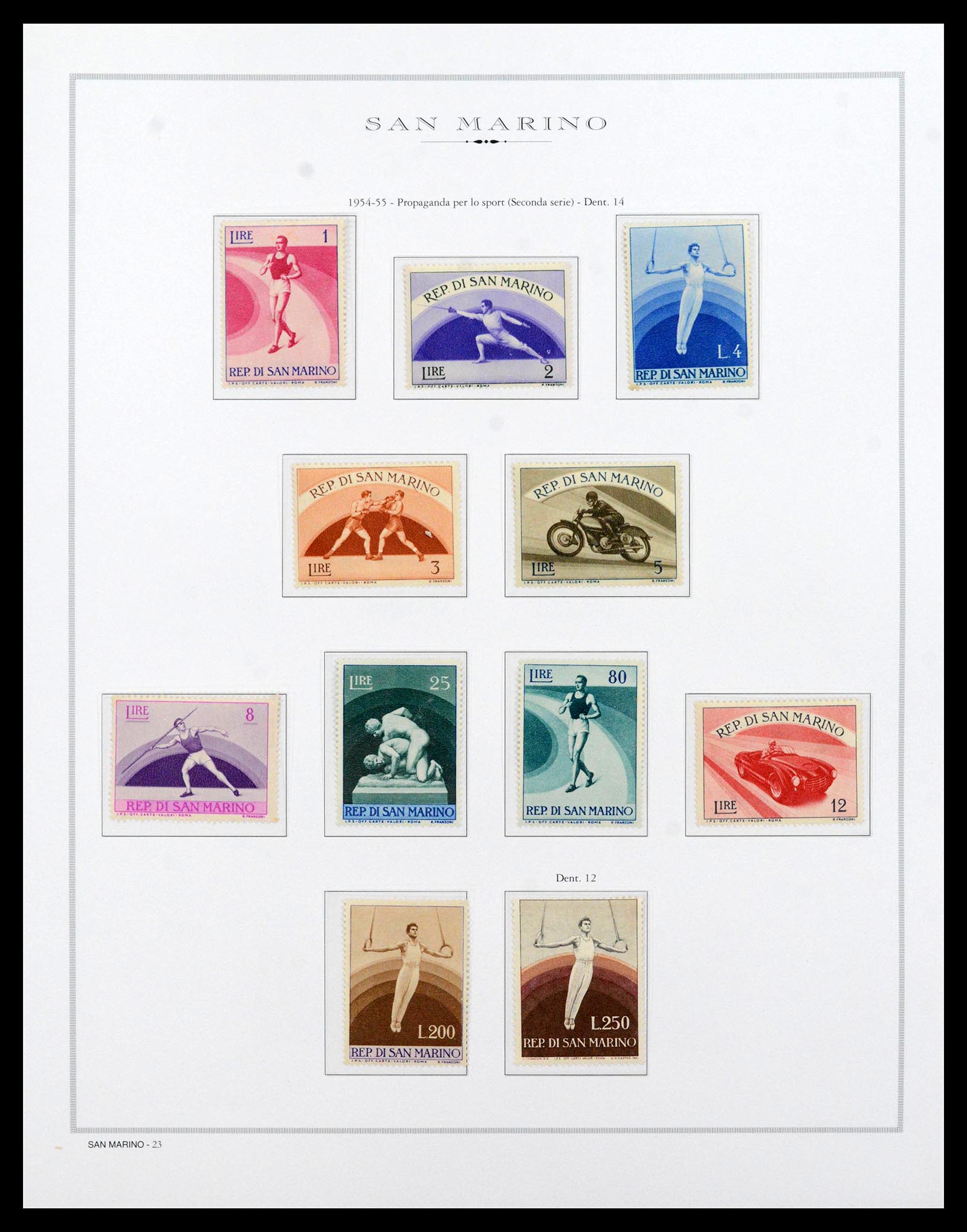 38955 0058 - Postzegelverzameling 38955 San Marino 1892-2017.