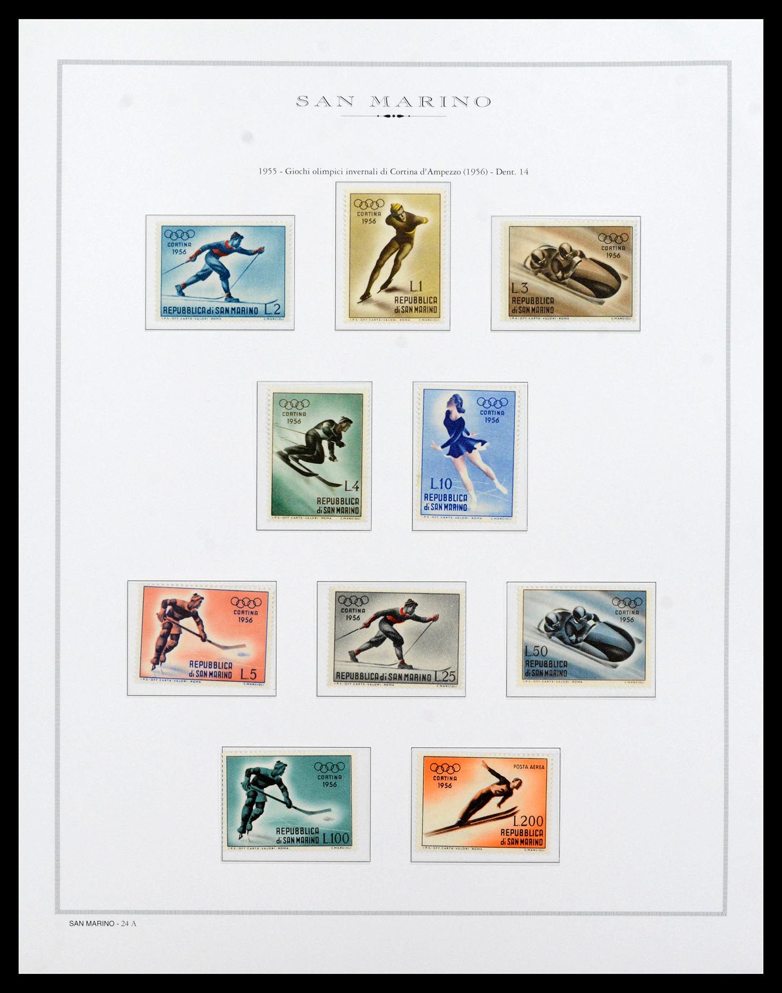 38955 0060 - Stamp collection 38955 San Marino 1892-2017.