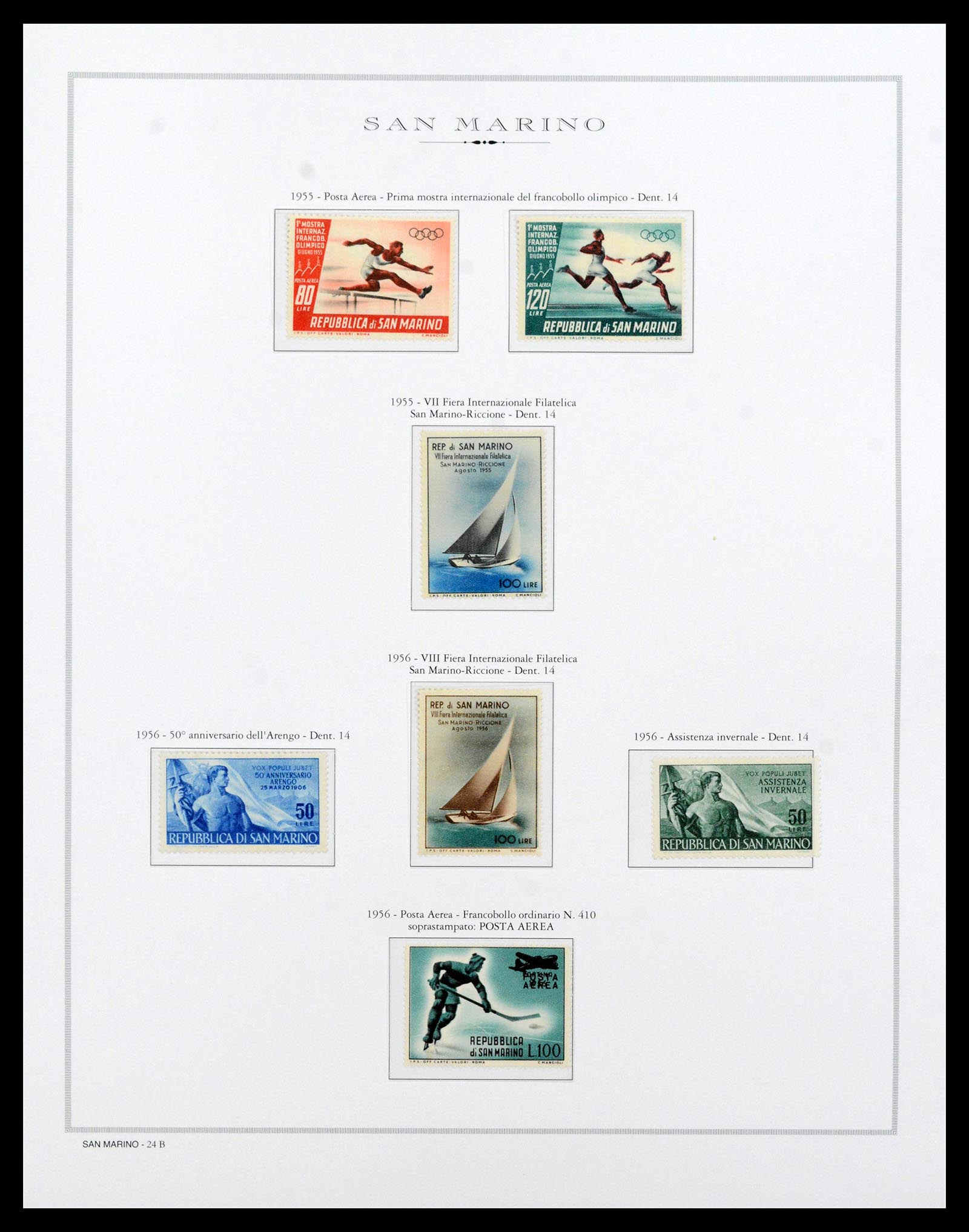 38955 0061 - Postzegelverzameling 38955 San Marino 1892-2017.