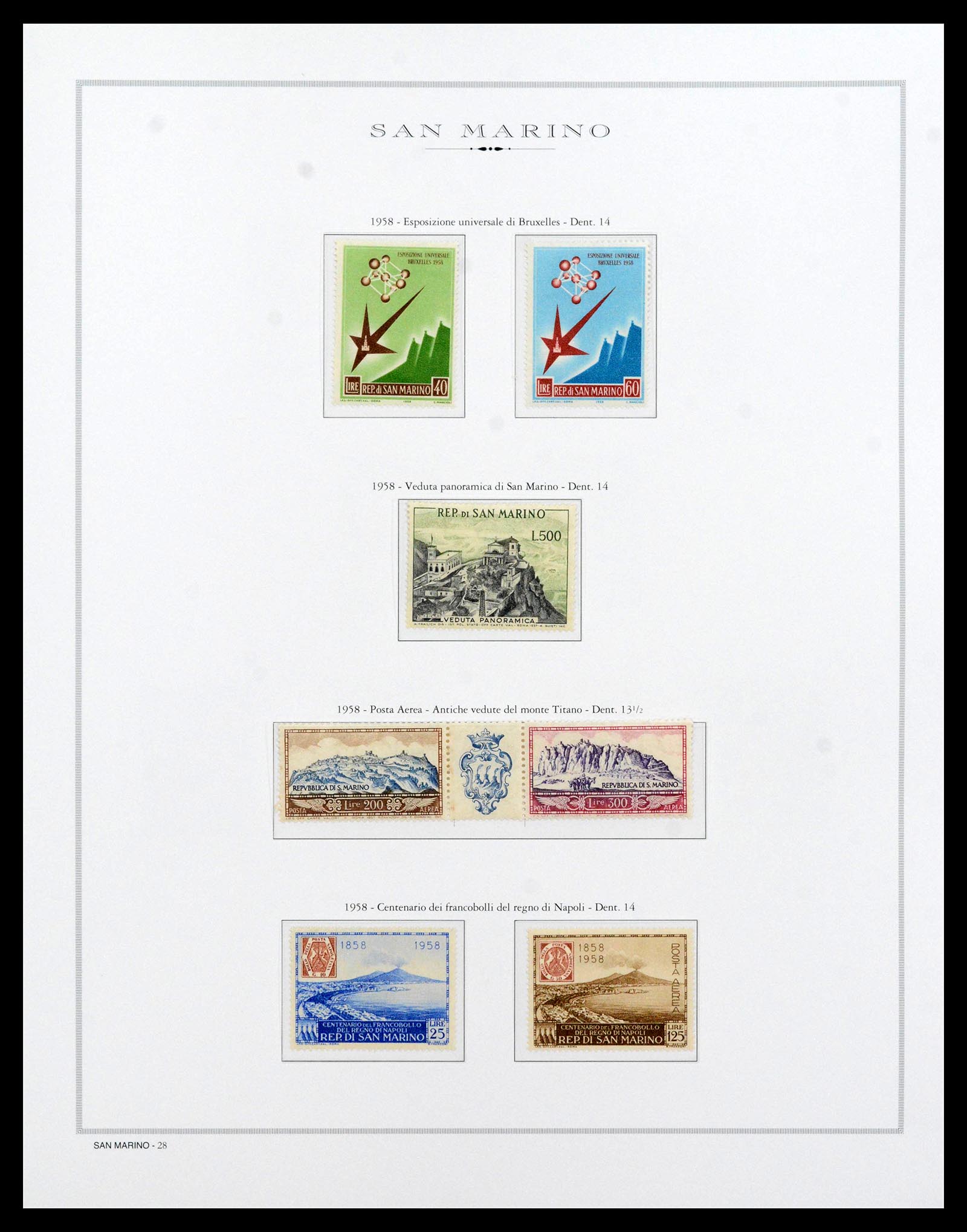 38955 0065 - Postzegelverzameling 38955 San Marino 1892-2017.