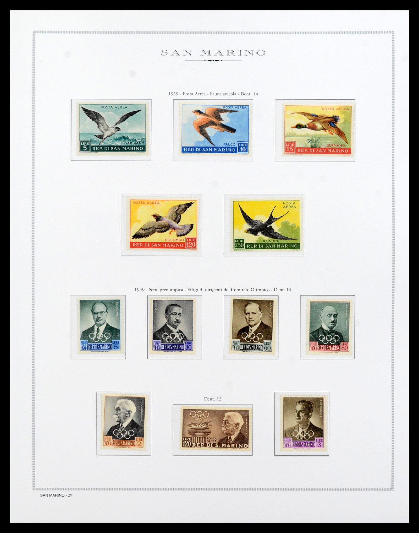 38955 0067 - Postzegelverzameling 38955 San Marino 1892-2017.