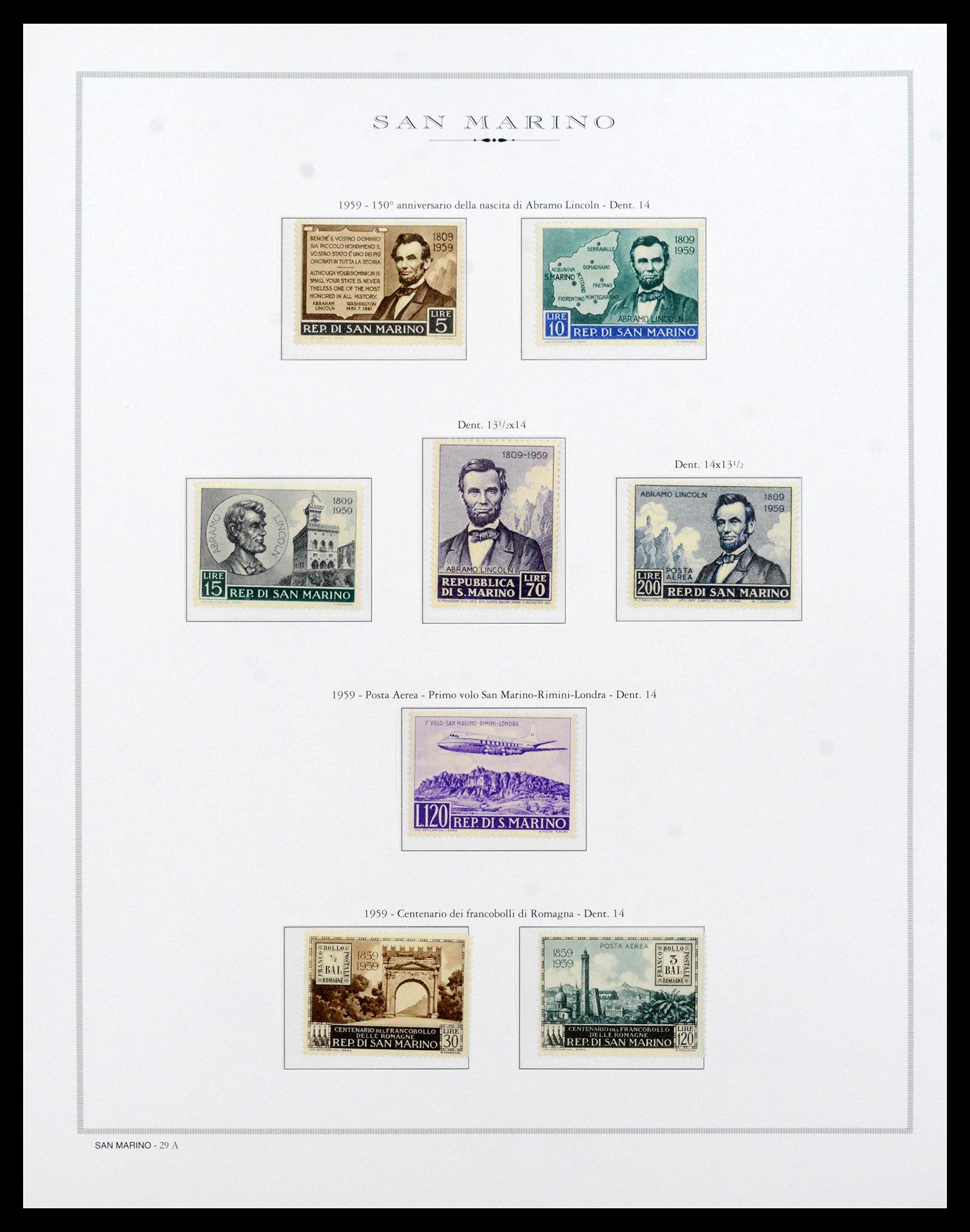 38955 0068 - Postzegelverzameling 38955 San Marino 1892-2017.