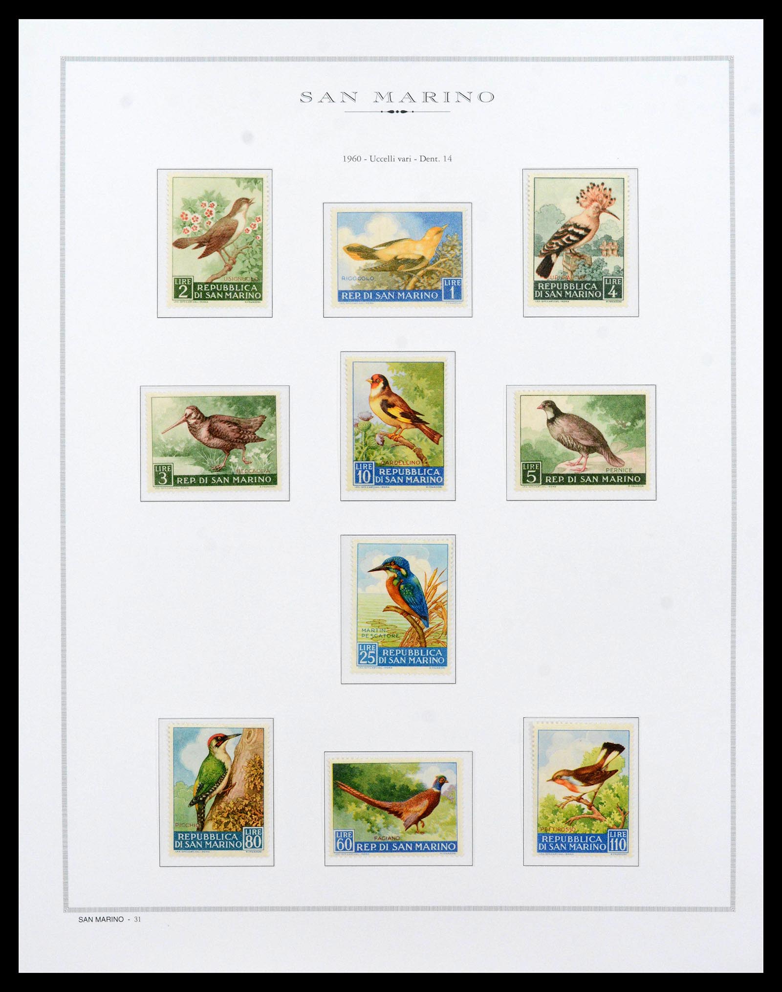 38955 0071 - Postzegelverzameling 38955 San Marino 1892-2017.