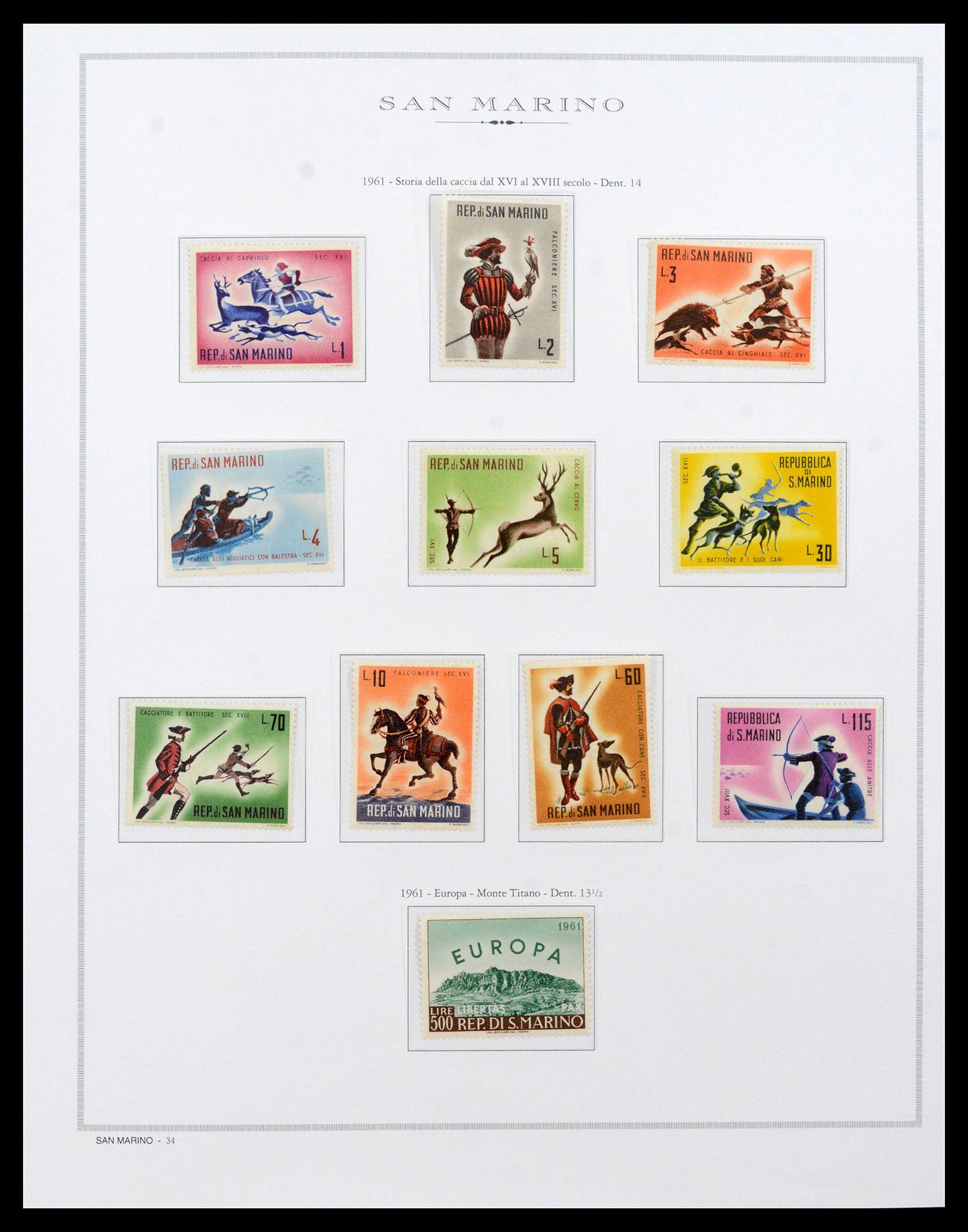 38955 0078 - Postzegelverzameling 38955 San Marino 1892-2017.