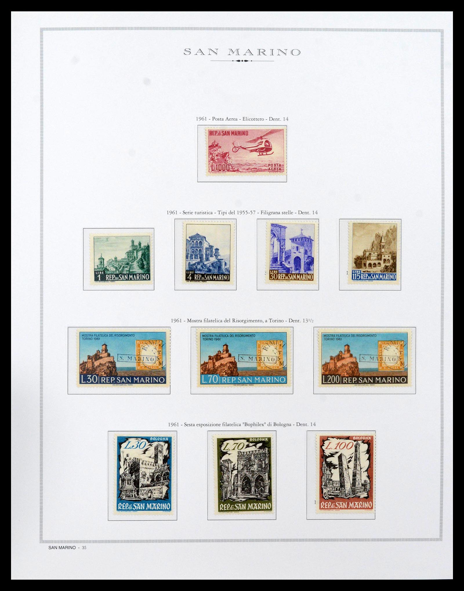 38955 0079 - Postzegelverzameling 38955 San Marino 1892-2017.