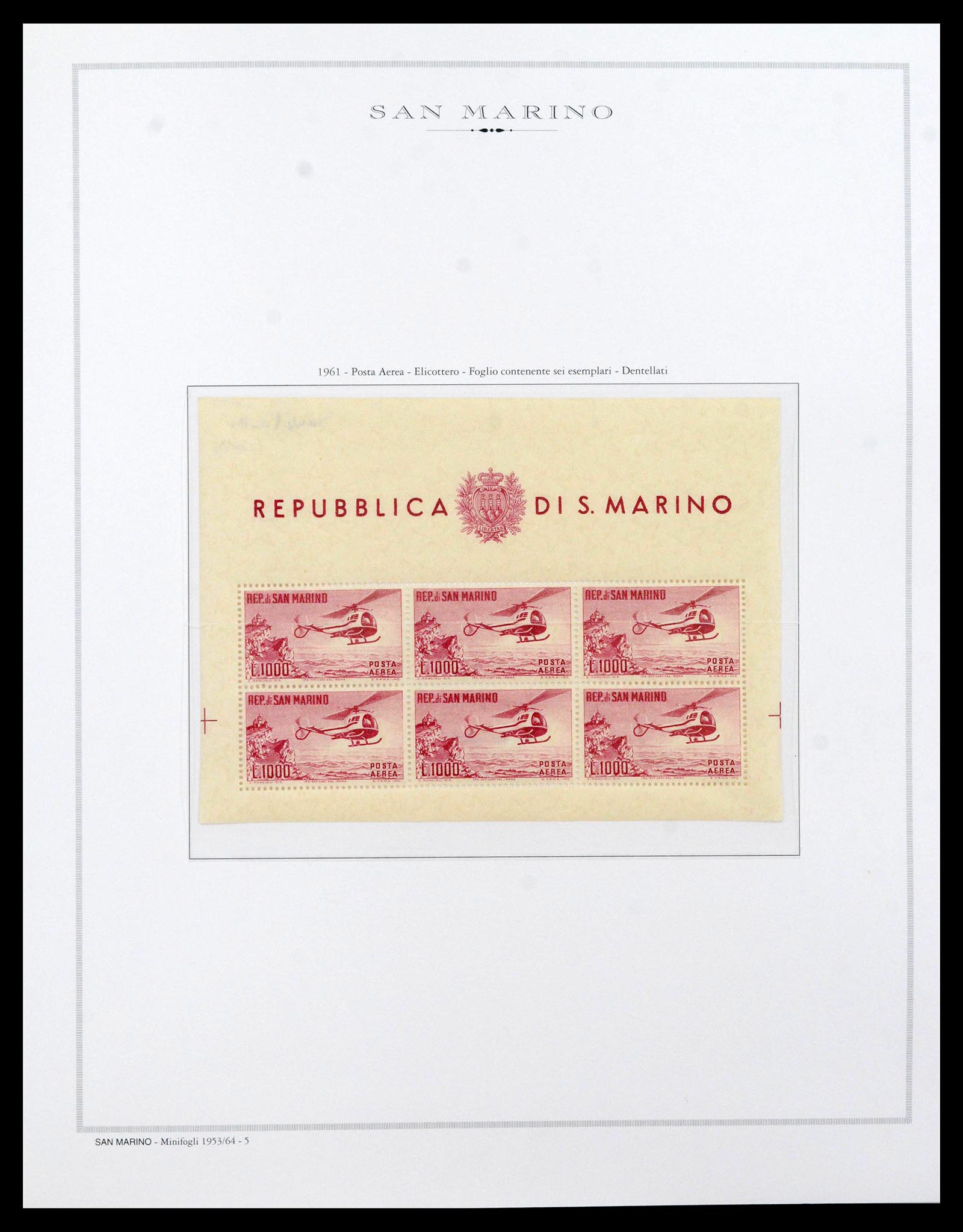 38955 0080 - Postzegelverzameling 38955 San Marino 1892-2017.