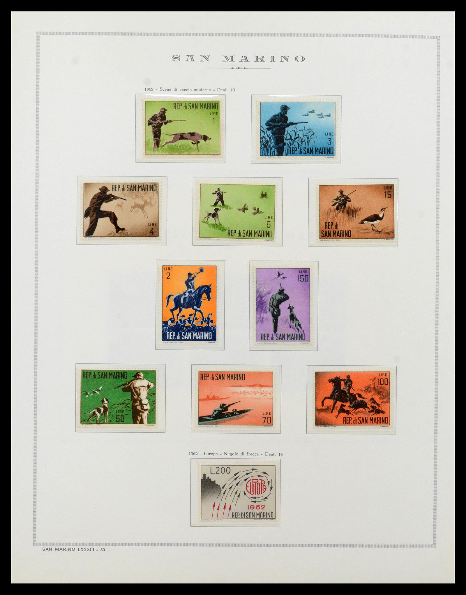 38955 0085 - Postzegelverzameling 38955 San Marino 1892-2017.