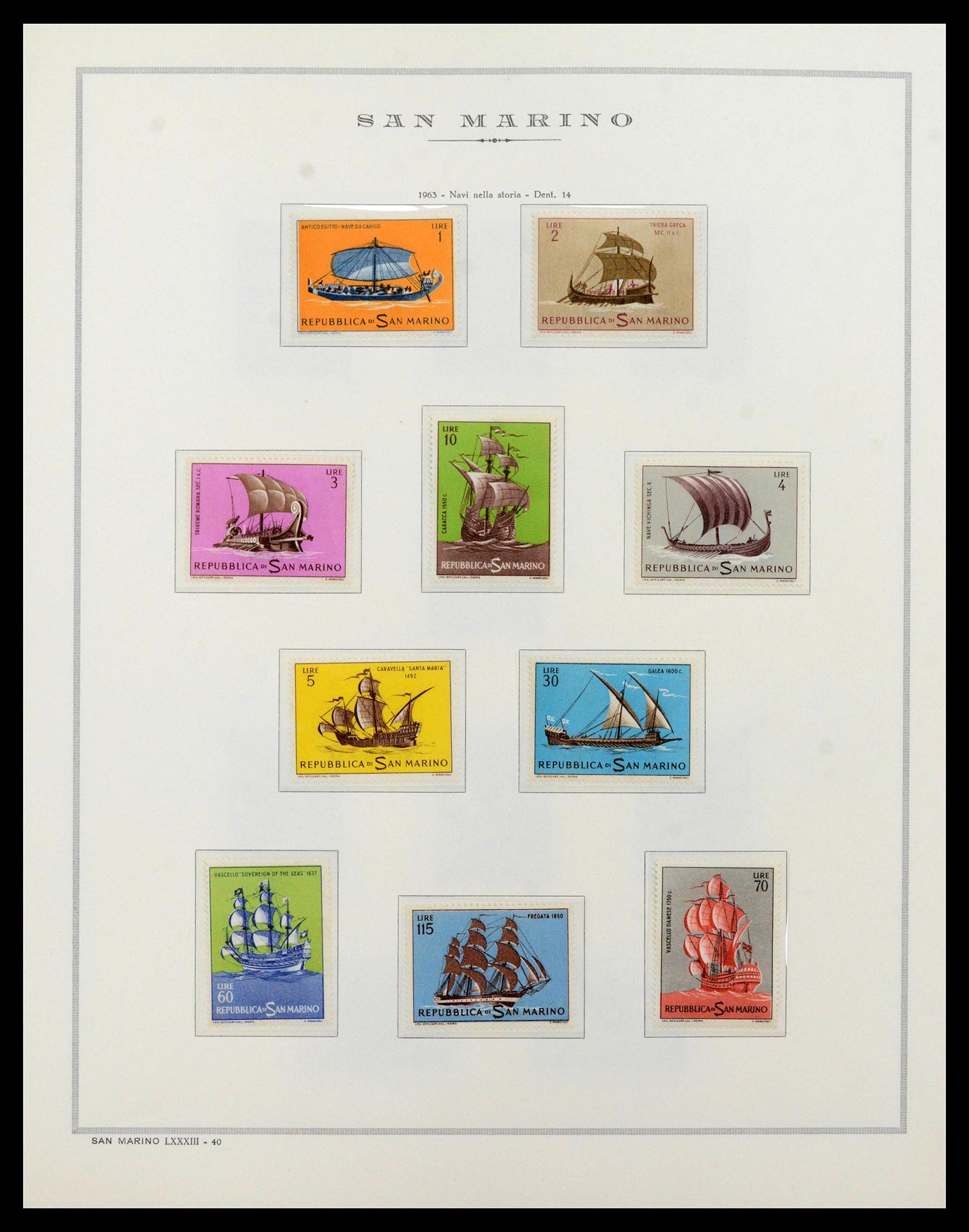 38955 0087 - Postzegelverzameling 38955 San Marino 1892-2017.