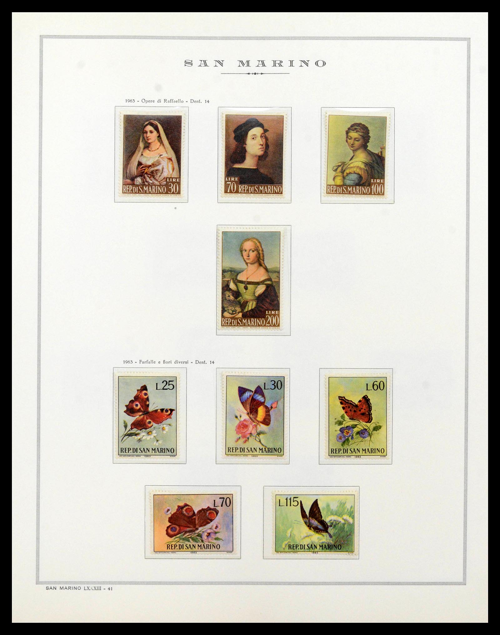 38955 0088 - Postzegelverzameling 38955 San Marino 1892-2017.