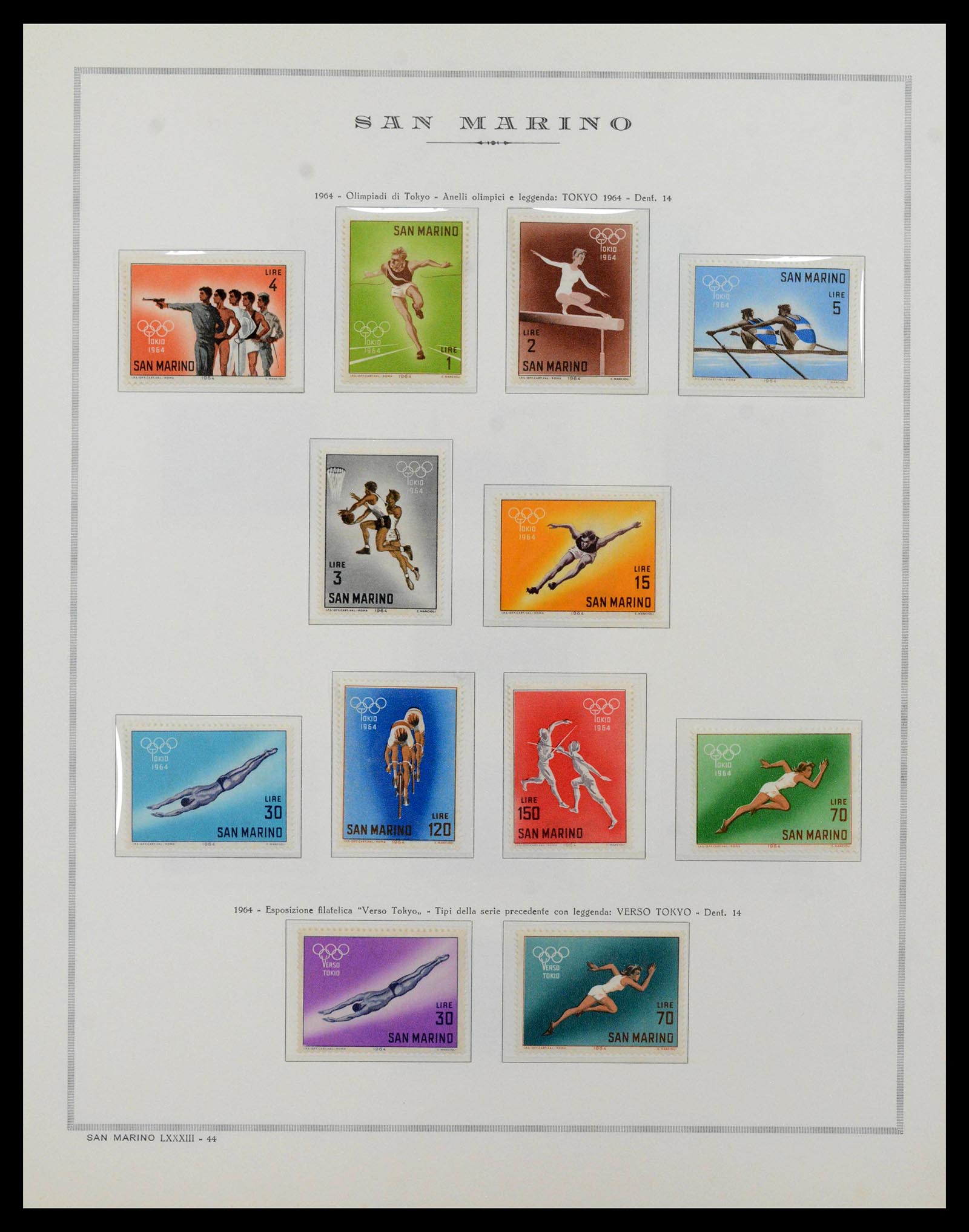 38955 0091 - Stamp collection 38955 San Marino 1892-2017.