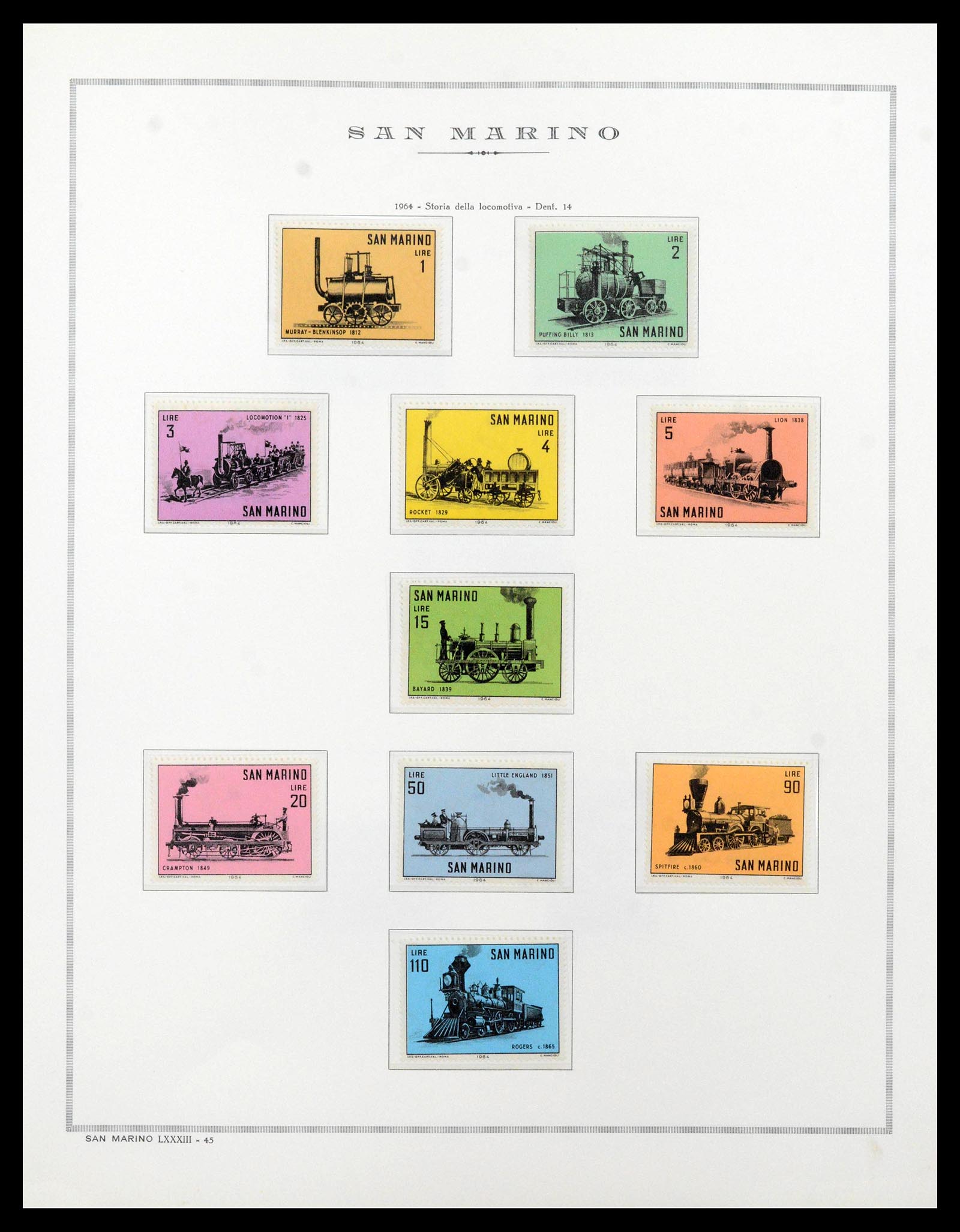 38955 0092 - Postzegelverzameling 38955 San Marino 1892-2017.