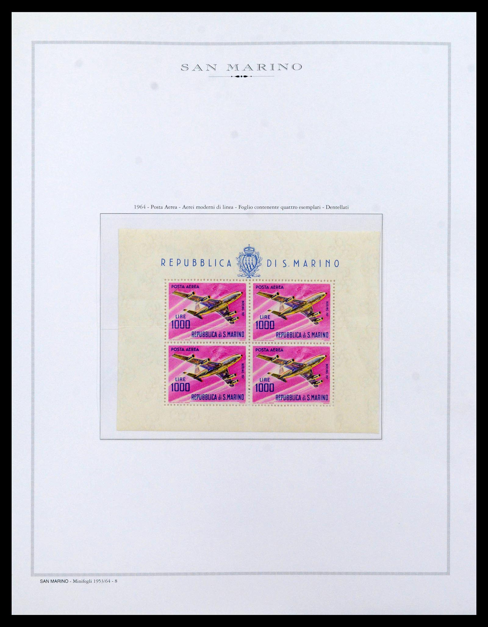 38955 0094 - Postzegelverzameling 38955 San Marino 1892-2017.
