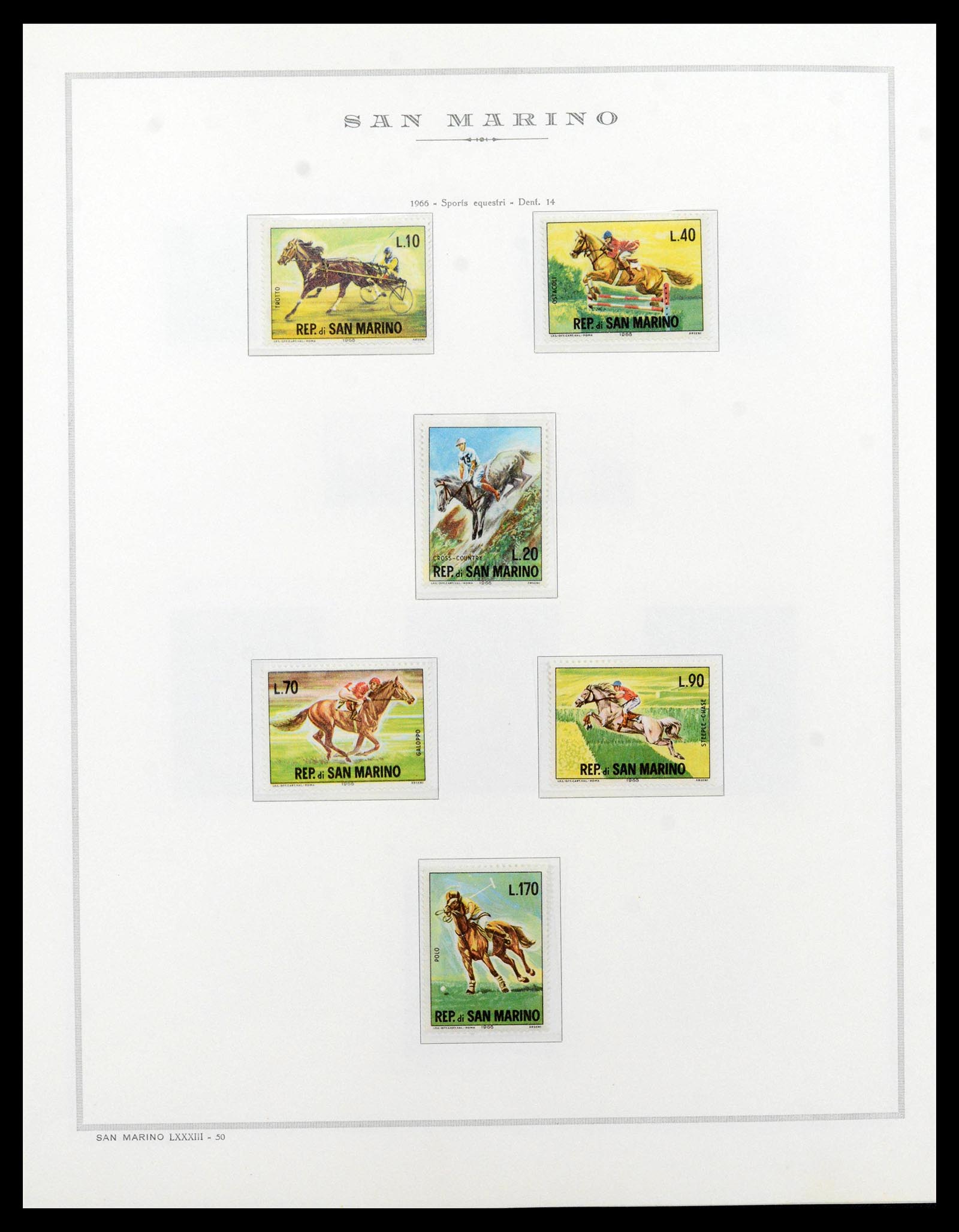 38955 0100 - Stamp collection 38955 San Marino 1892-2017.