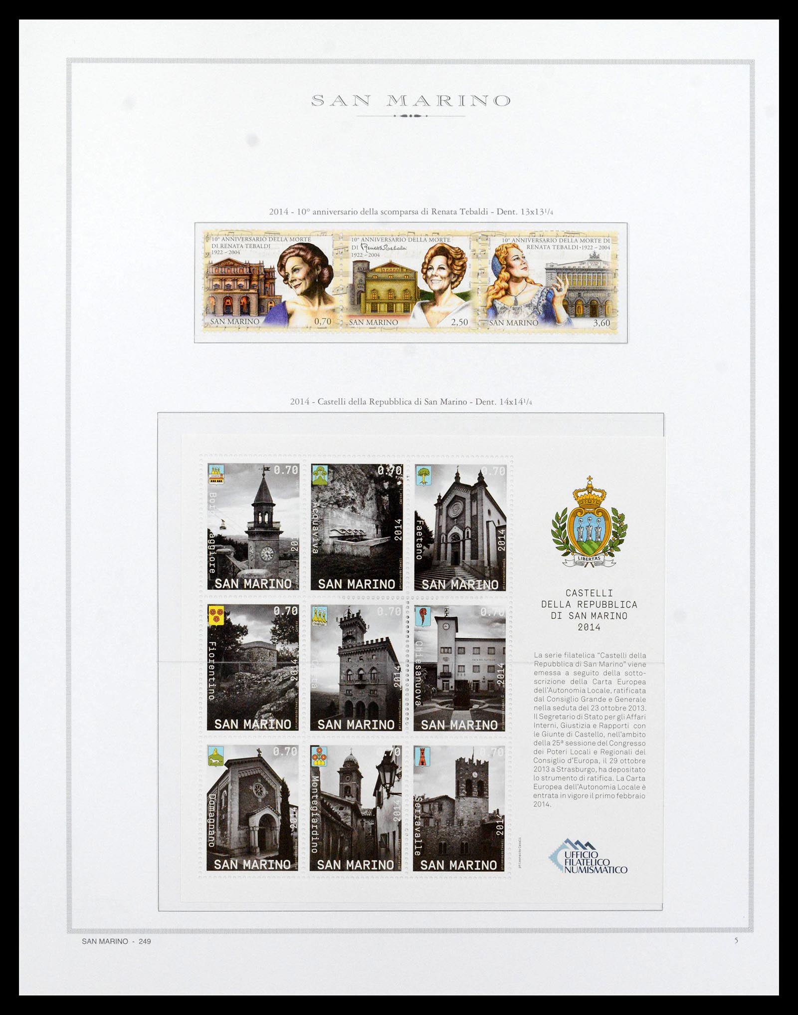 38955 0342 - Postzegelverzameling 38955 San Marino 1892-2017.