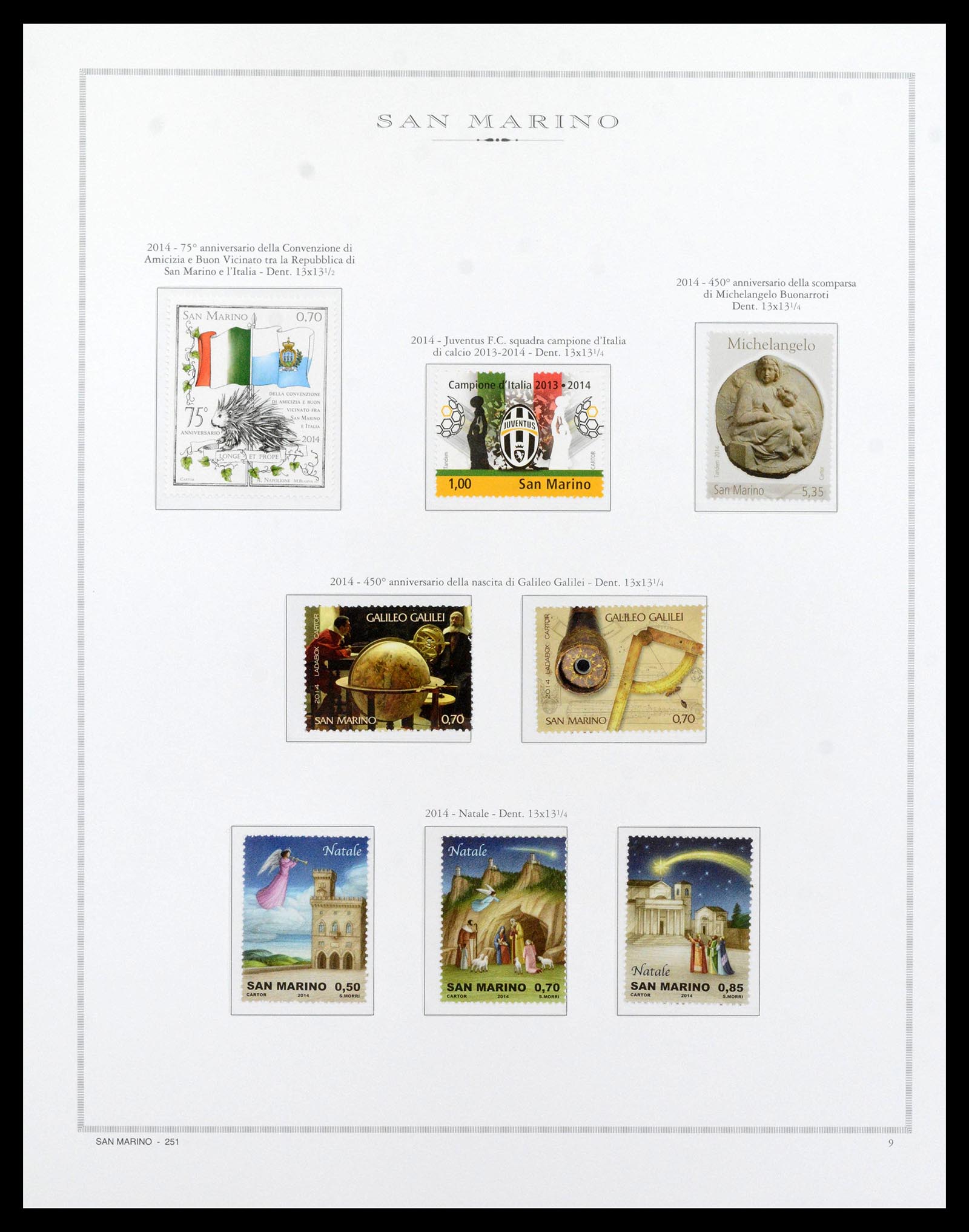 38955 0344 - Postzegelverzameling 38955 San Marino 1892-2017.