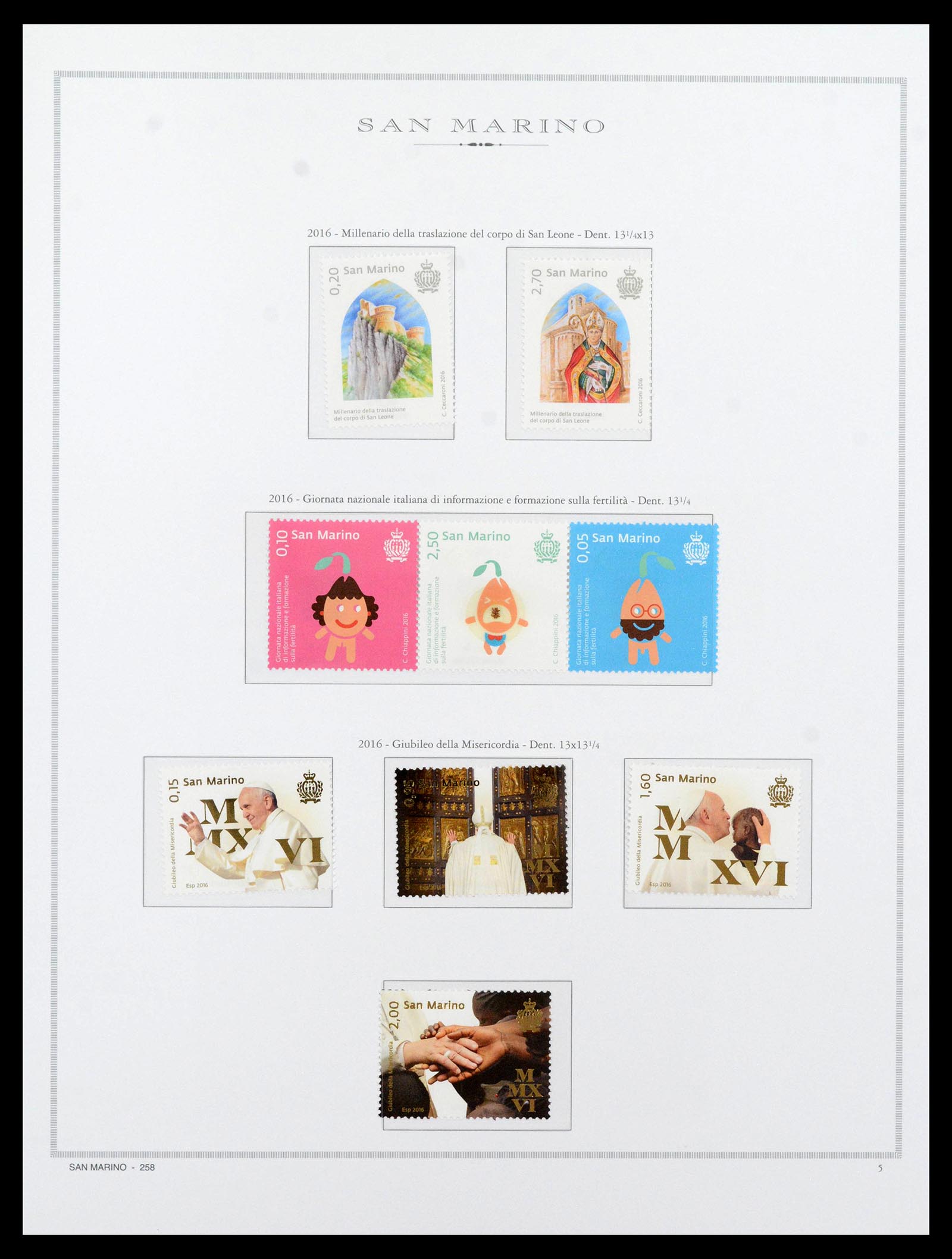 38955 0355 - Stamp collection 38955 San Marino 1892-2017.