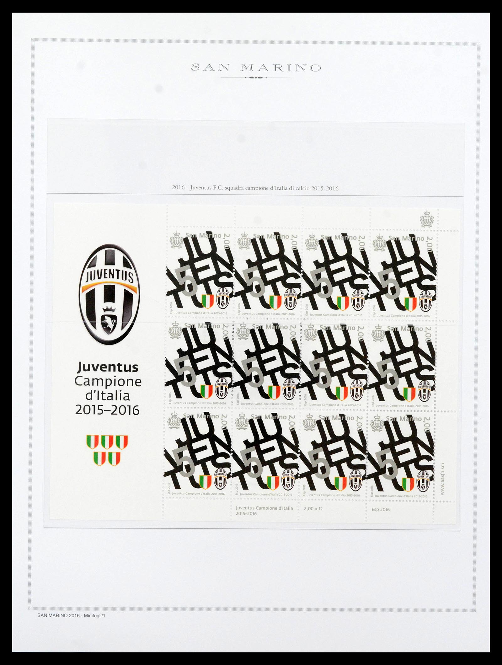 38955 0358 - Postzegelverzameling 38955 San Marino 1892-2017.