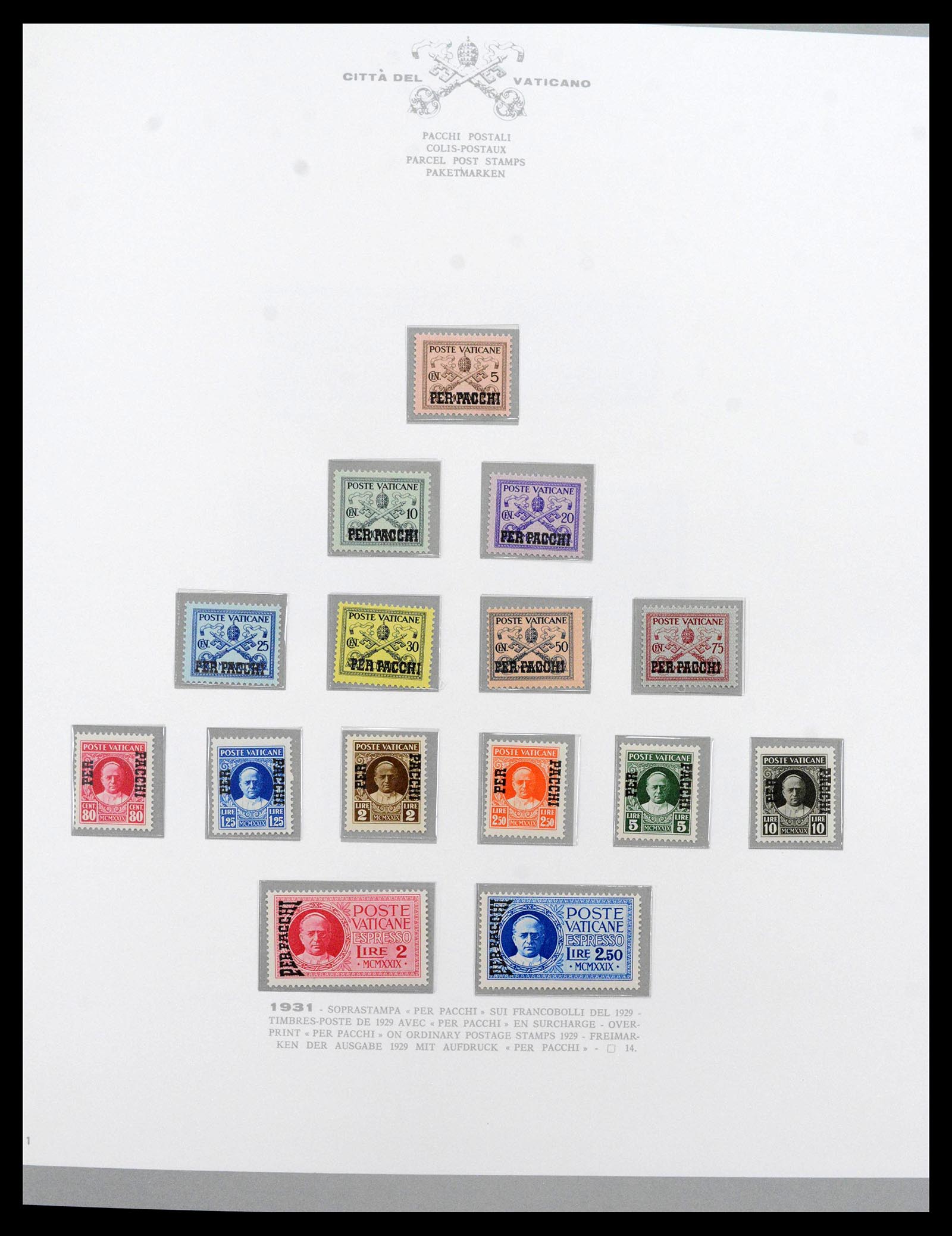 38956 0002 - Stamp collection 38956 Vatican complete collection 1929-2014.
