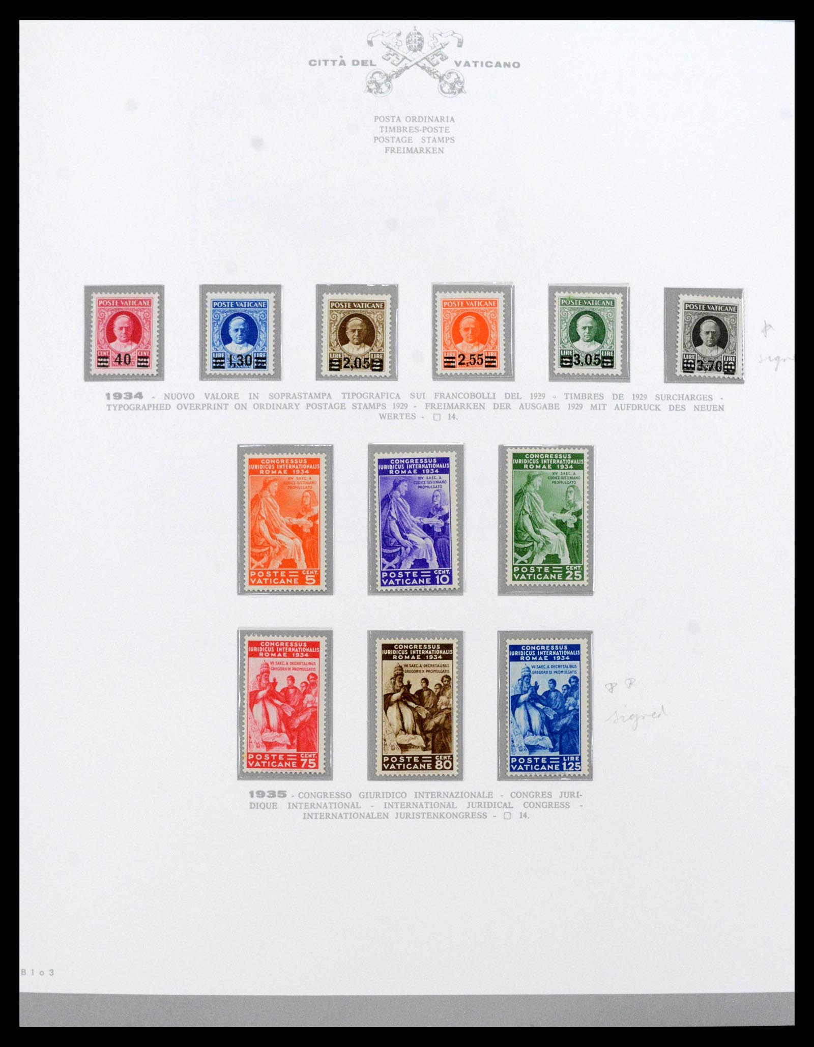 38956 0006 - Postzegelverzameling 38956 Vaticaan overcompleet 1929-2014.