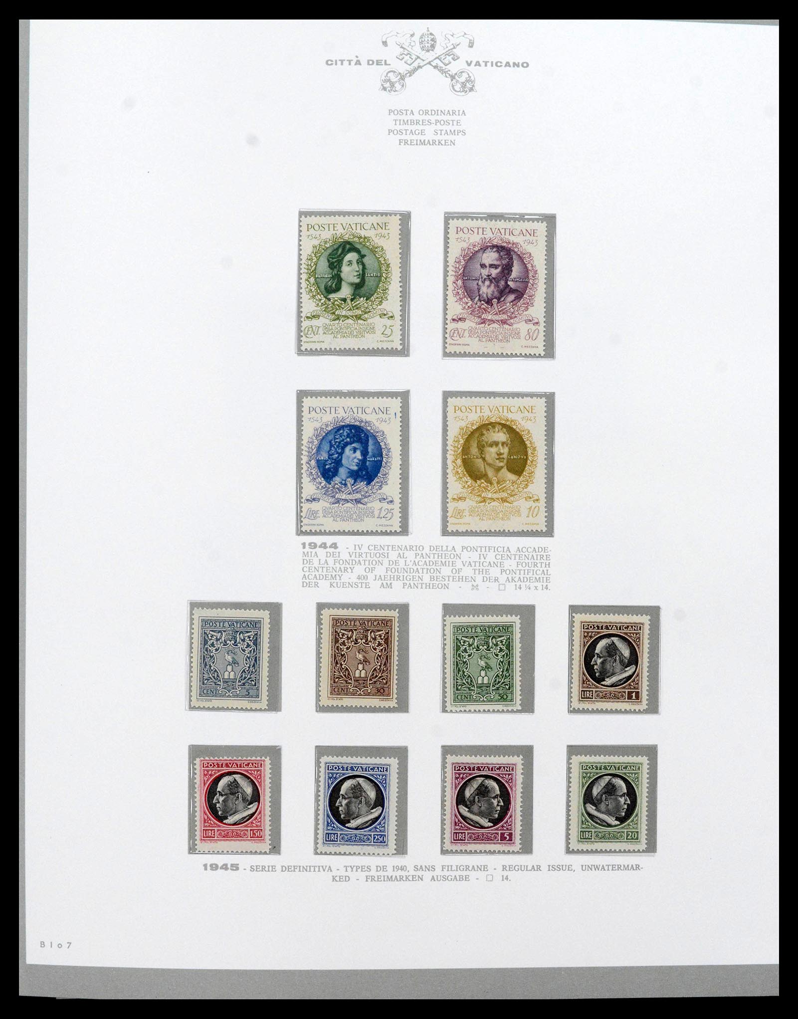 38956 0015 - Postzegelverzameling 38956 Vaticaan overcompleet 1929-2014.