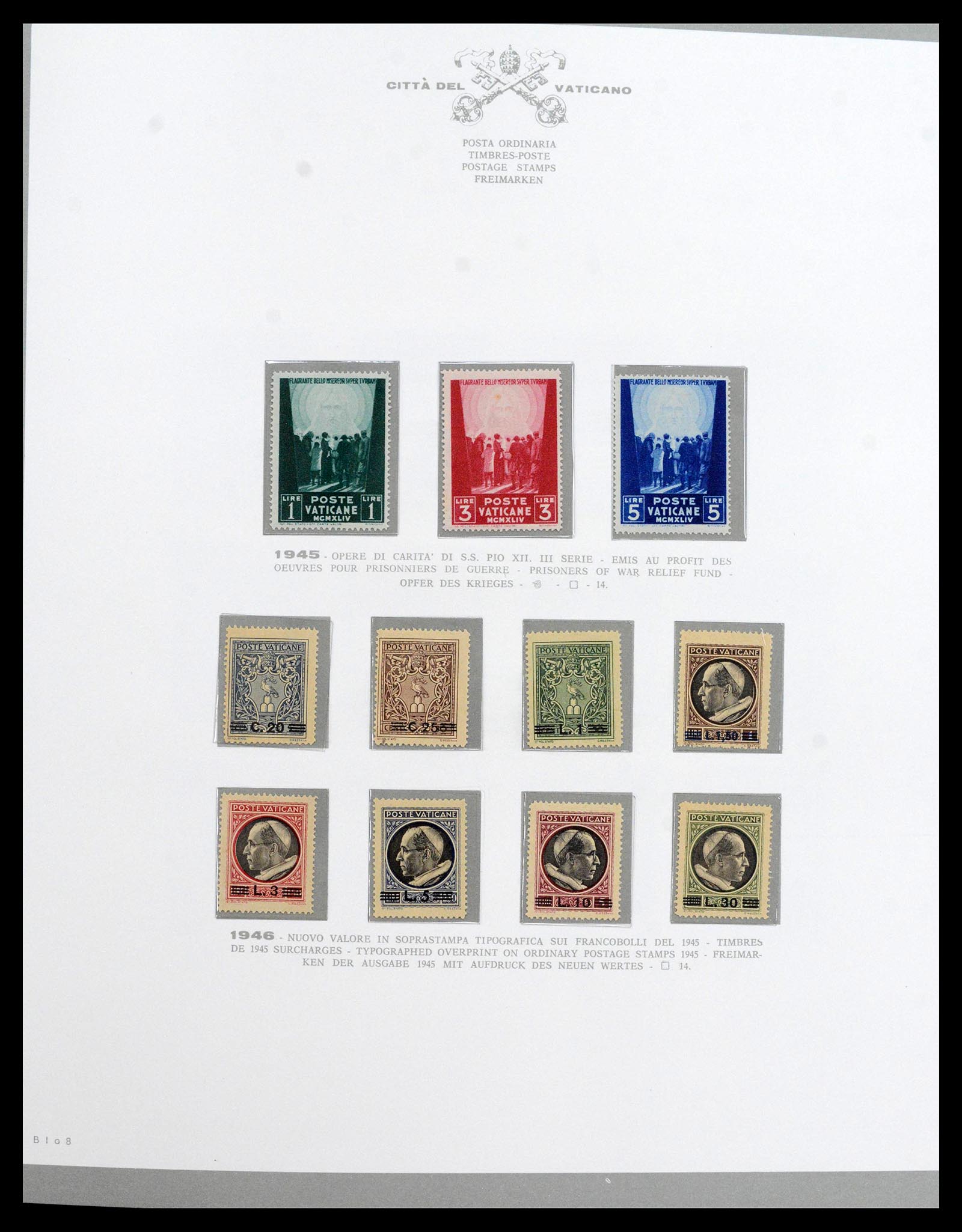 38956 0016 - Postzegelverzameling 38956 Vaticaan overcompleet 1929-2014.