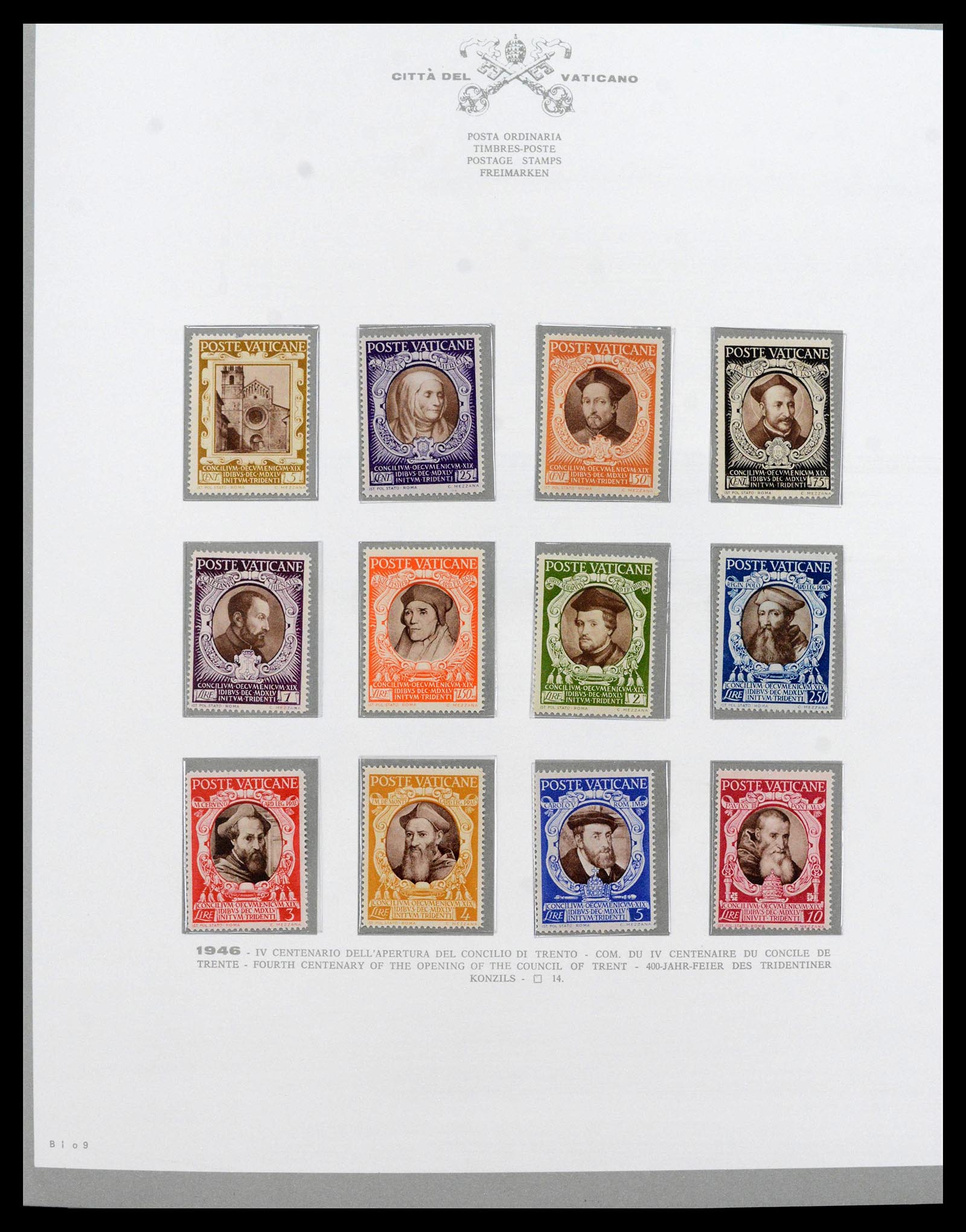 38956 0017 - Postzegelverzameling 38956 Vaticaan overcompleet 1929-2014.