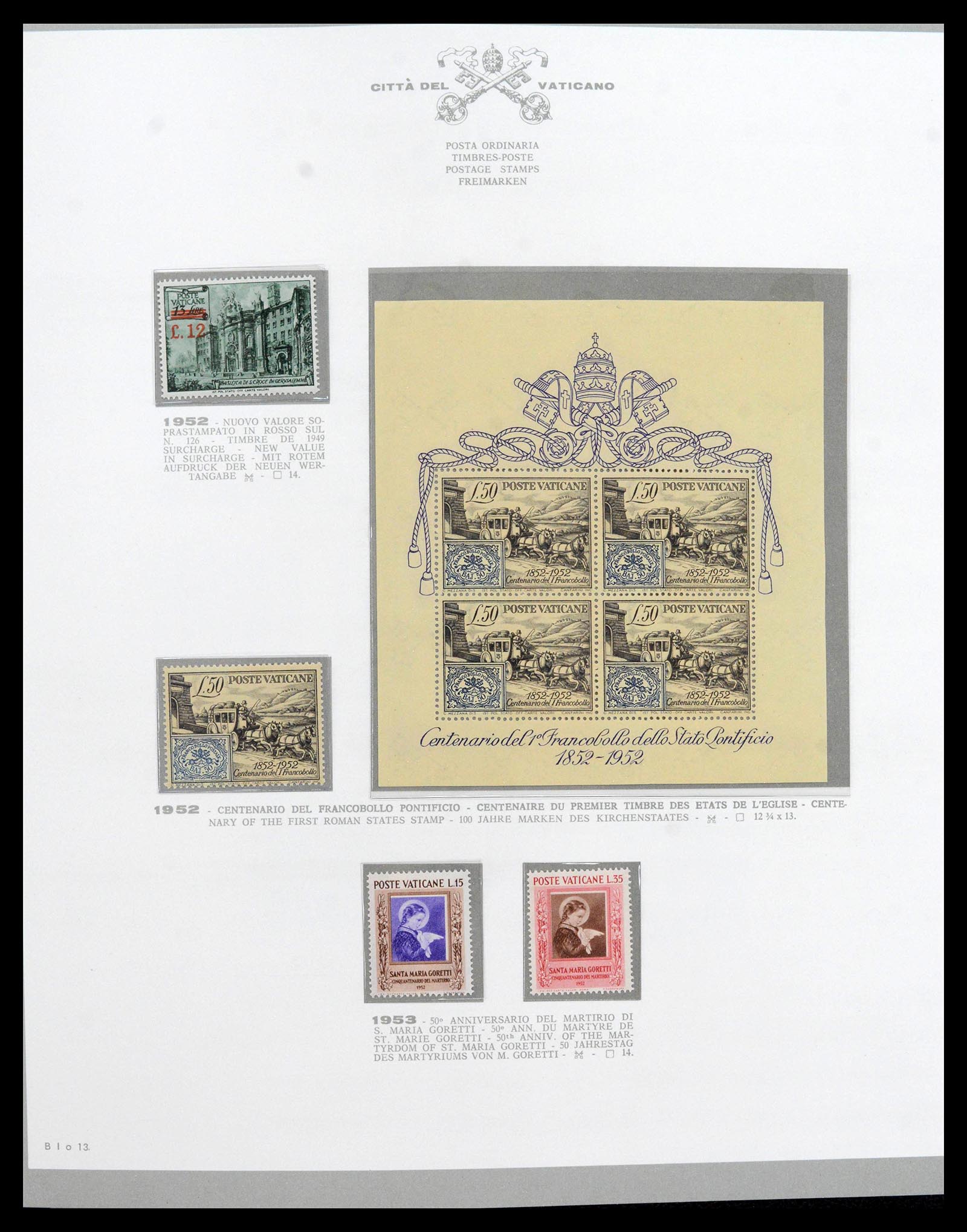 38956 0026 - Stamp collection 38956 Vatican complete collection 1929-2014.