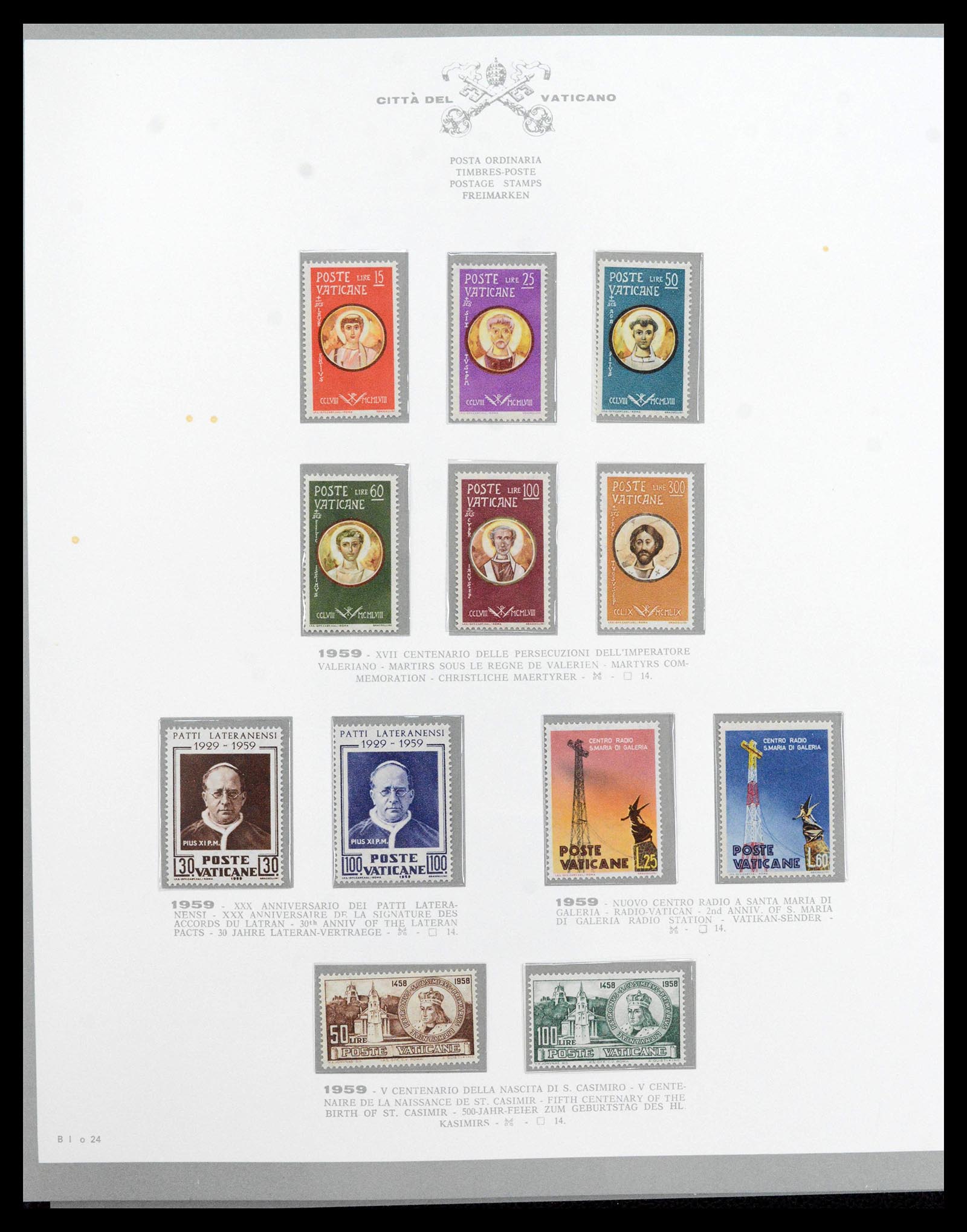 38956 0040 - Stamp collection 38956 Vatican complete collection 1929-2014.