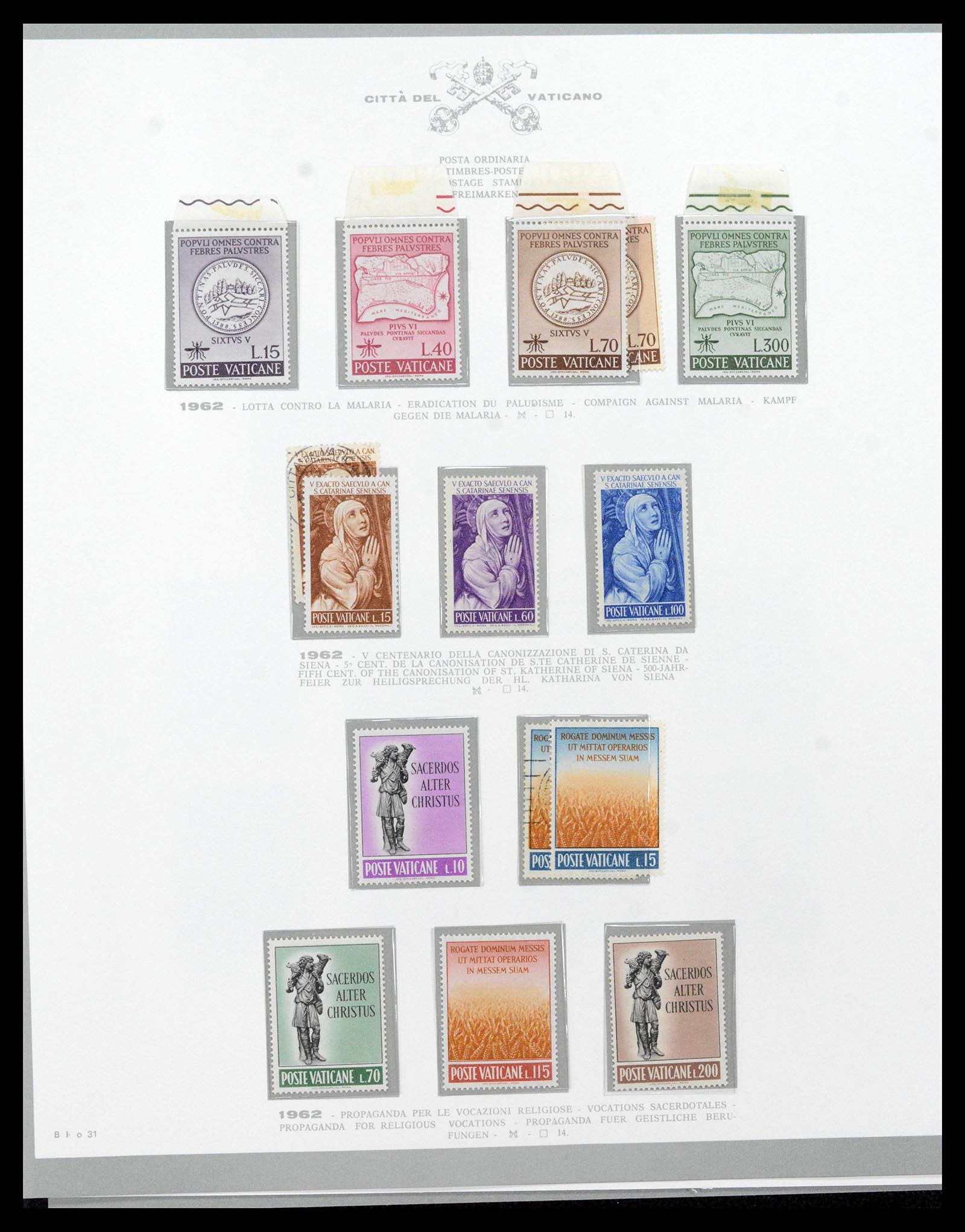 38956 0048 - Stamp collection 38956 Vatican complete collection 1929-2014.