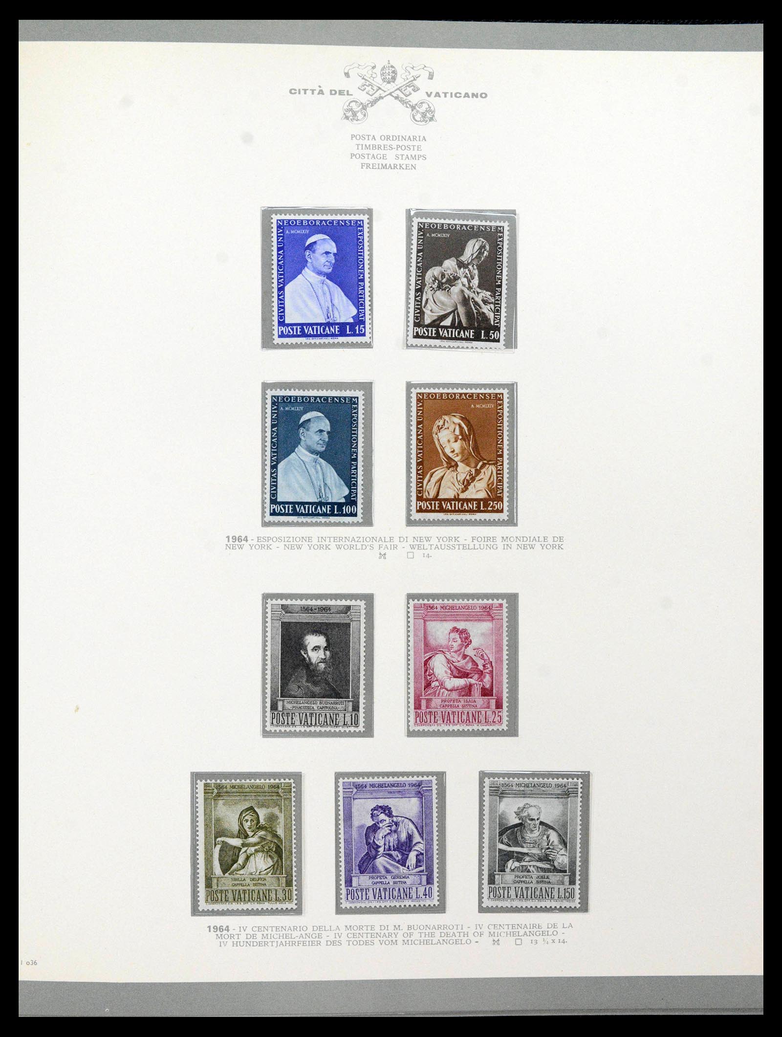 38956 0057 - Stamp collection 38956 Vatican complete collection 1929-2014.
